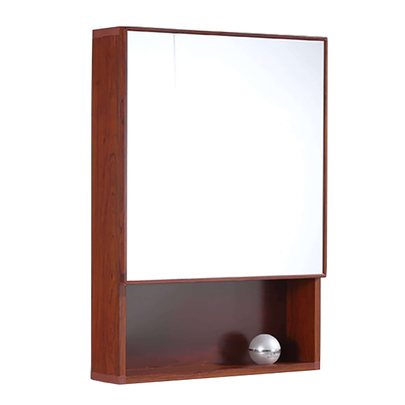 Wall Mounted Bathroom Mirror Medicine Cabinet with Shelves - 15.7x25.5 Inch Aluminum Hanging Storage - White/Red Options (Red) | Perfect for Small Bathrooms, Vanities & Modern Home Decor