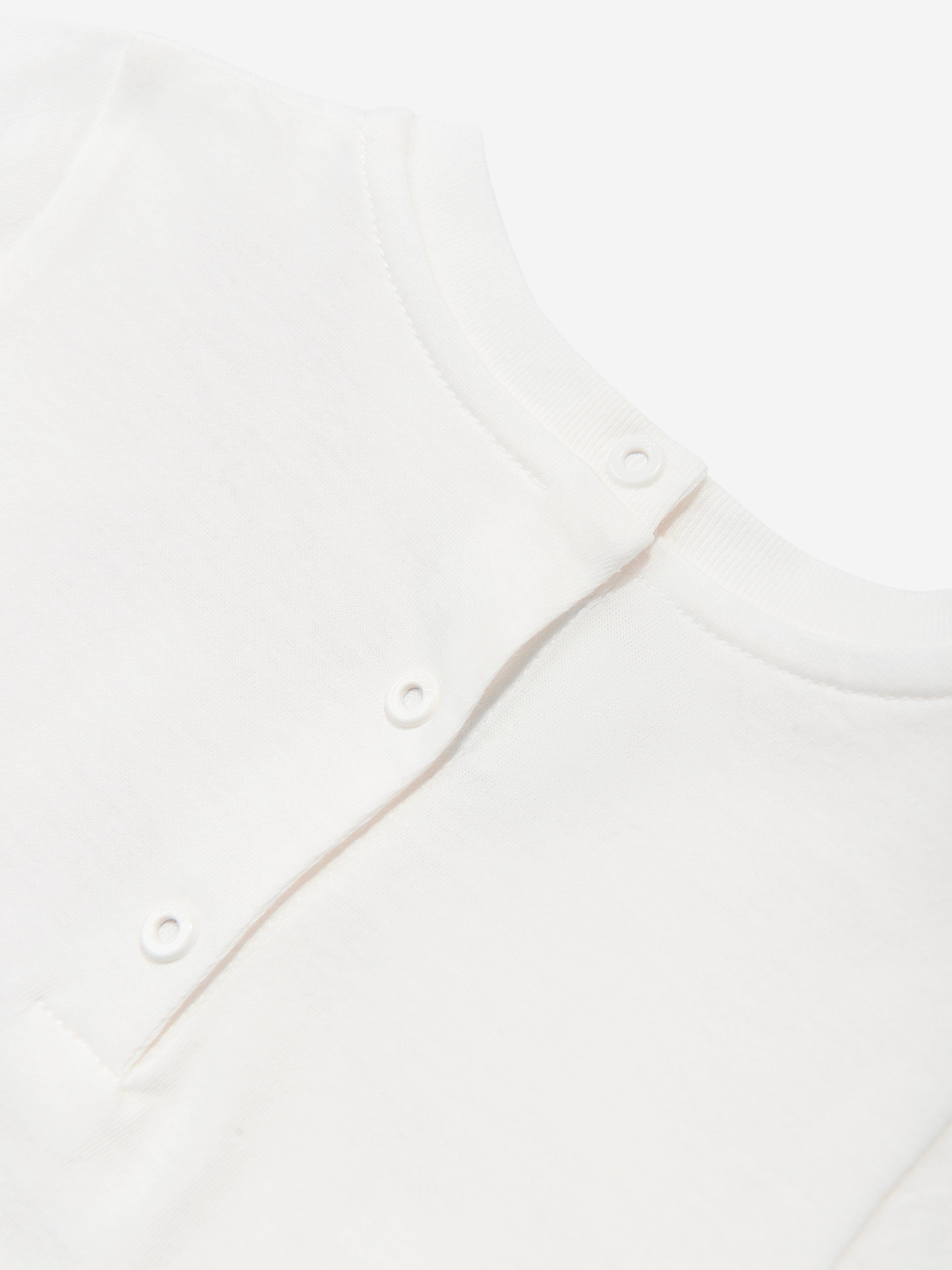Baby Girls' White Trompe l'oeil Bow Print T-Shirt - Cute Casual Top for Playdates & Family Photos