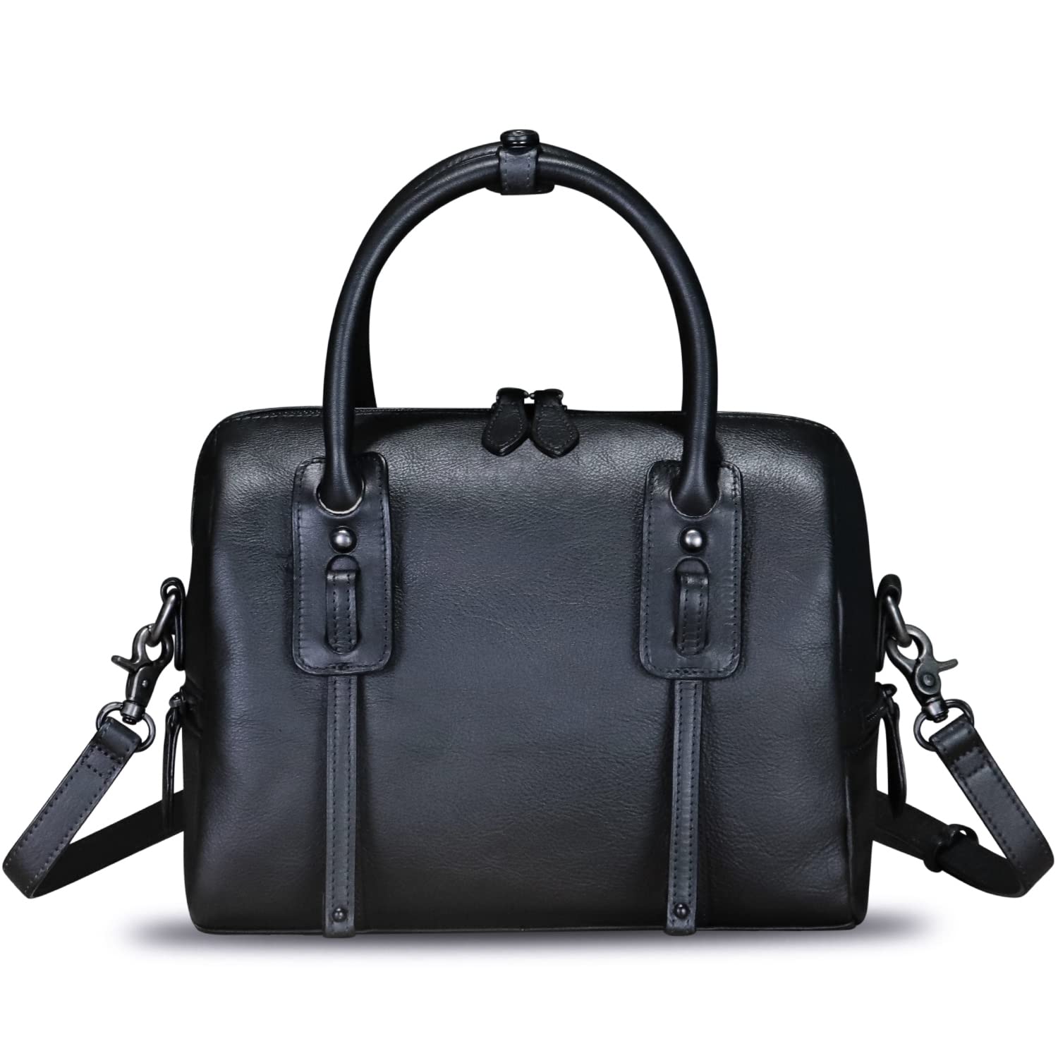 Genuine Leather Purses for Women - Vintage Real Leather Shoulder Bag Crossbody Satchel Purse with Adjustable Strap | Perfect for Work, Travel & Everyday Use