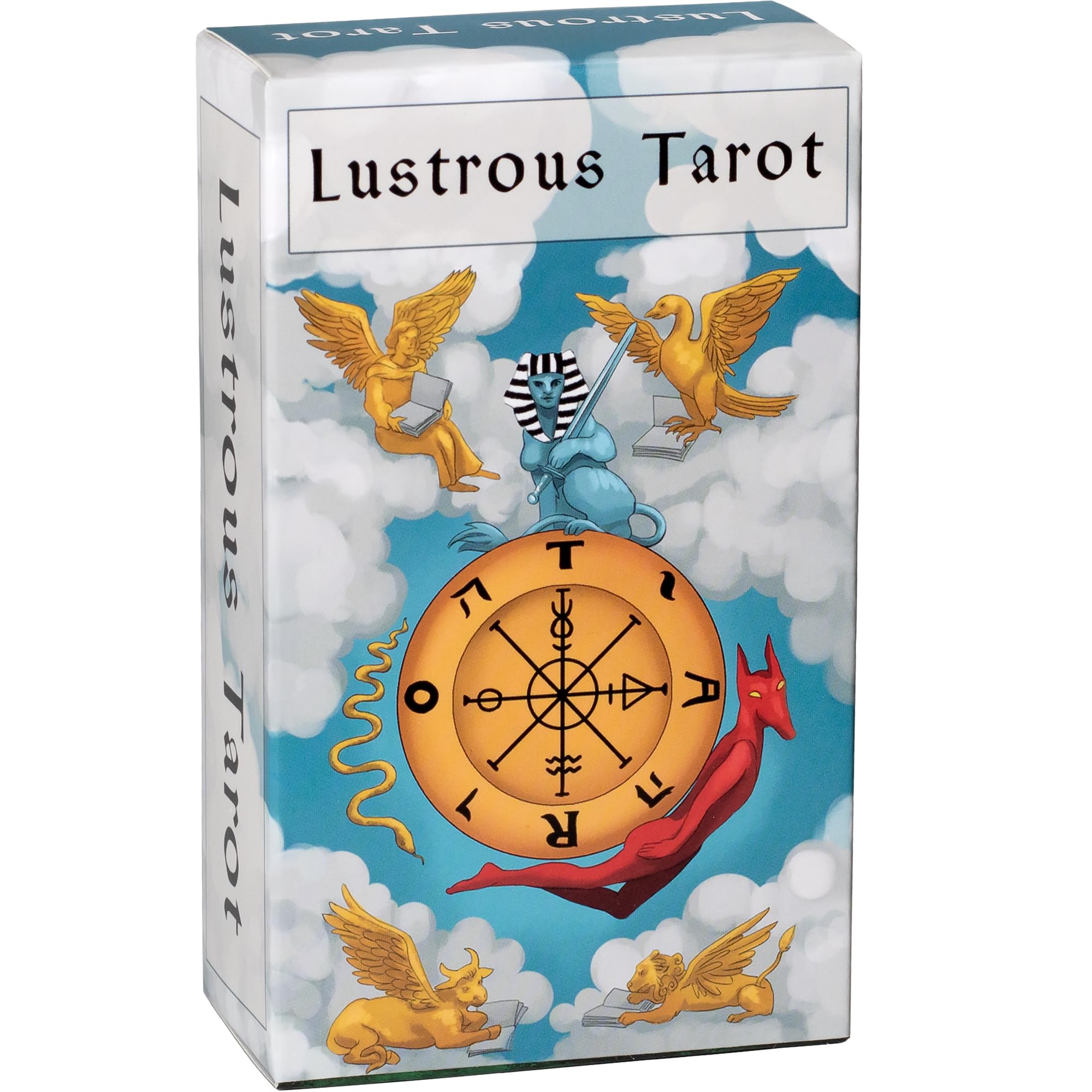 Lustrous Tarot Cards Deck in English - Premium 78-Card Set for Divination, Fortune Telling & Spiritual Guidance | Perfect for Beginners & Professional Readers