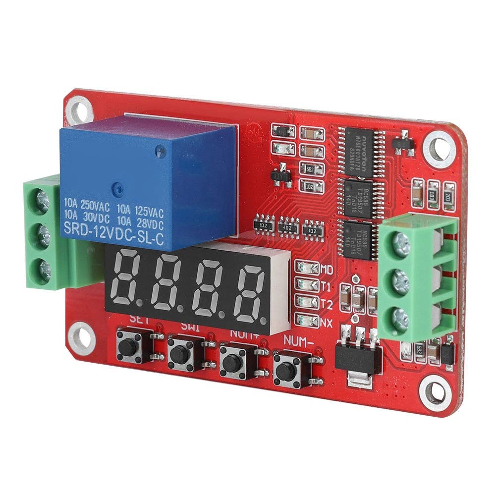 FRM01 Multifunction Infinite Loop Timing Relay - Self-Locking Cycle Timer Module for Automation & Delay Control | Perfect for Industrial Equipment, Home Automation, and DIY Electronics Projects
