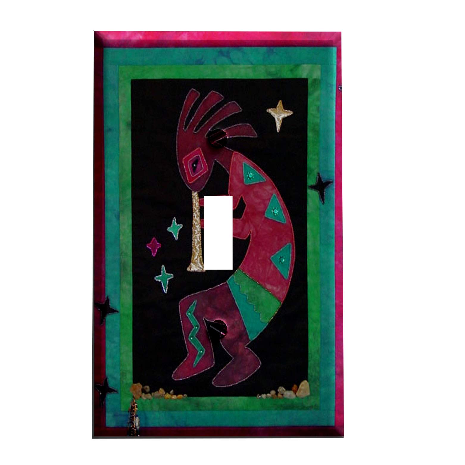 Kokopelli Decorative Switch Plate Cover - Southwest Style Outlet Cover for Home & Office Decor | Perfect for Living Room, Bedroom, and Kitchen