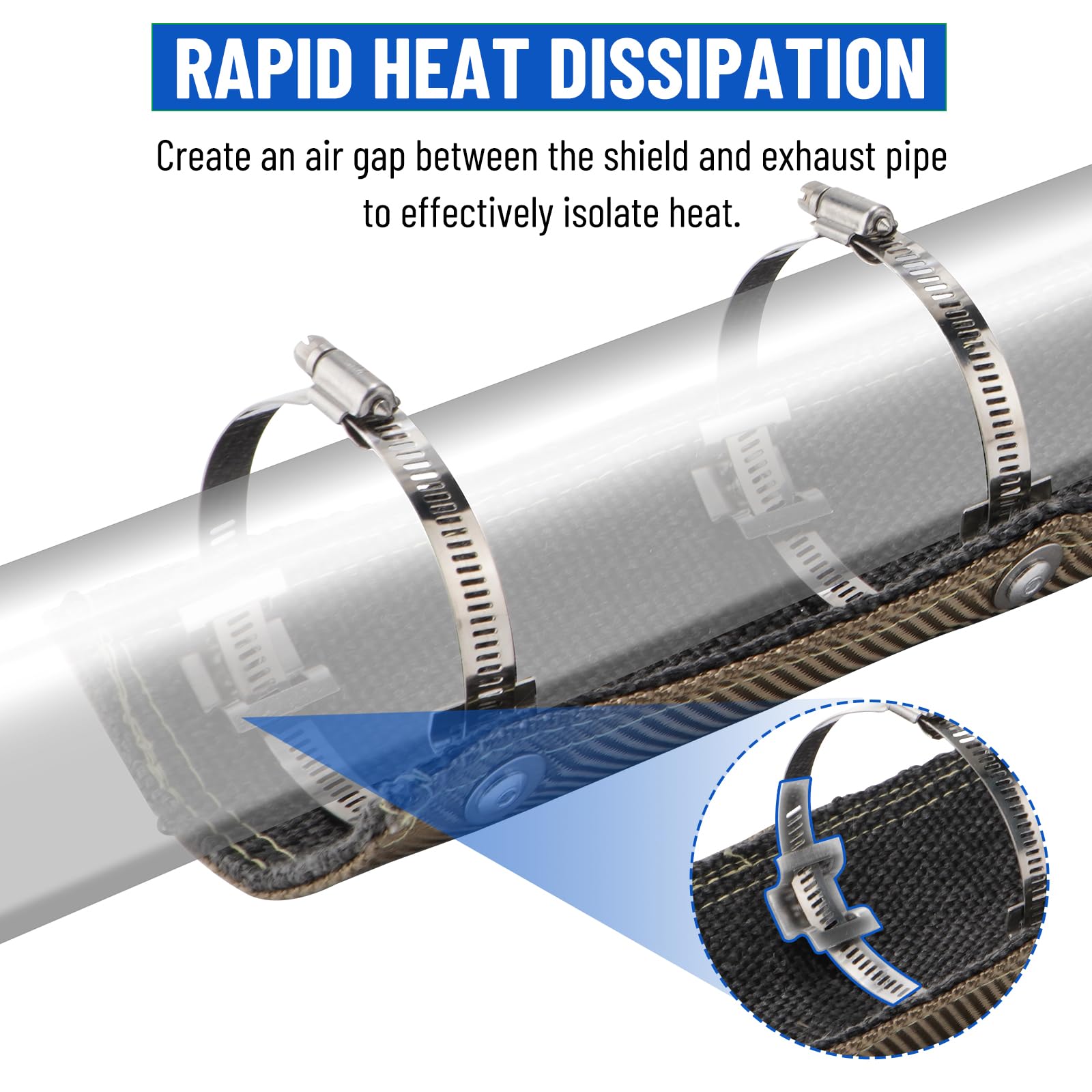 High-Temperature Titanium Exhaust Heat Shield 4