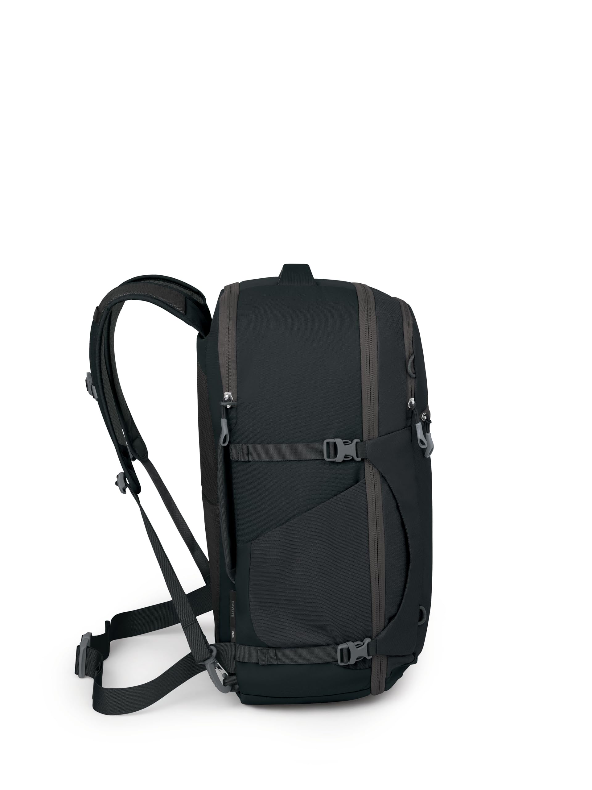 Osprey Daylite 44L Carry-On Travel Backpack - Lightweight Hiking & Airplane Personal Item Black | Perfect for Weekend Trips, Commuting & Outdoor Adventures