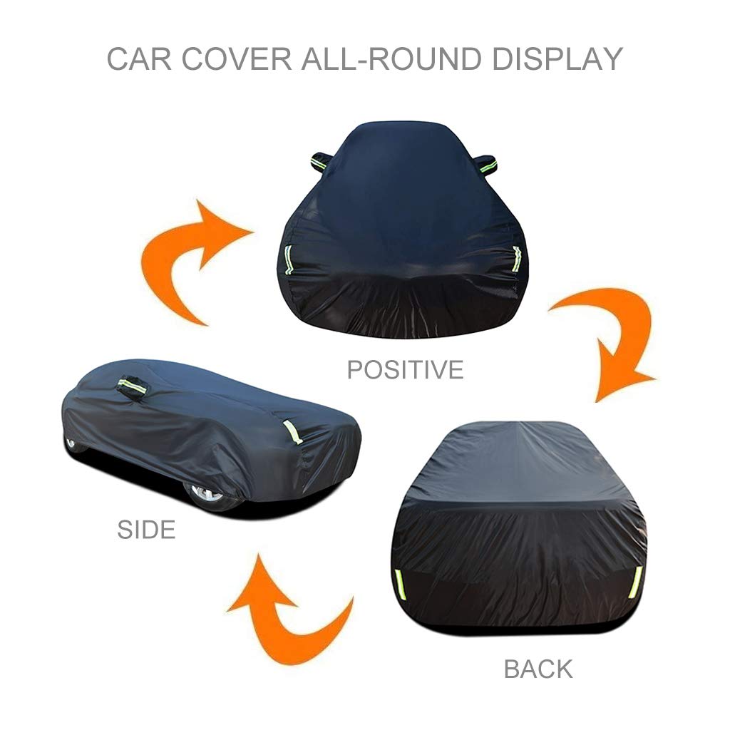 Waterproof Mercedes-Benz SLC 300 Roadster Car Cover with Cotton Lining - Windproof, Dustproof, UV & Snow Protection - Breathable & Tear-Resistant for Indoor & Outdoor Use - Perfect for Parking, Storage & Travel Protection