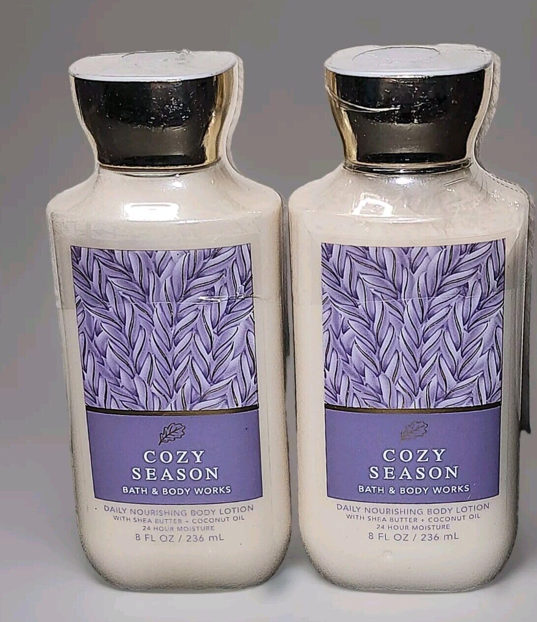 2 Pack Cozy Season Daily Nourishing Super Smooth Body Lotion - 8 fl oz Moisturizing Cream for Dry Skin - Perfect for Winter Care & Post-Shower Hydration