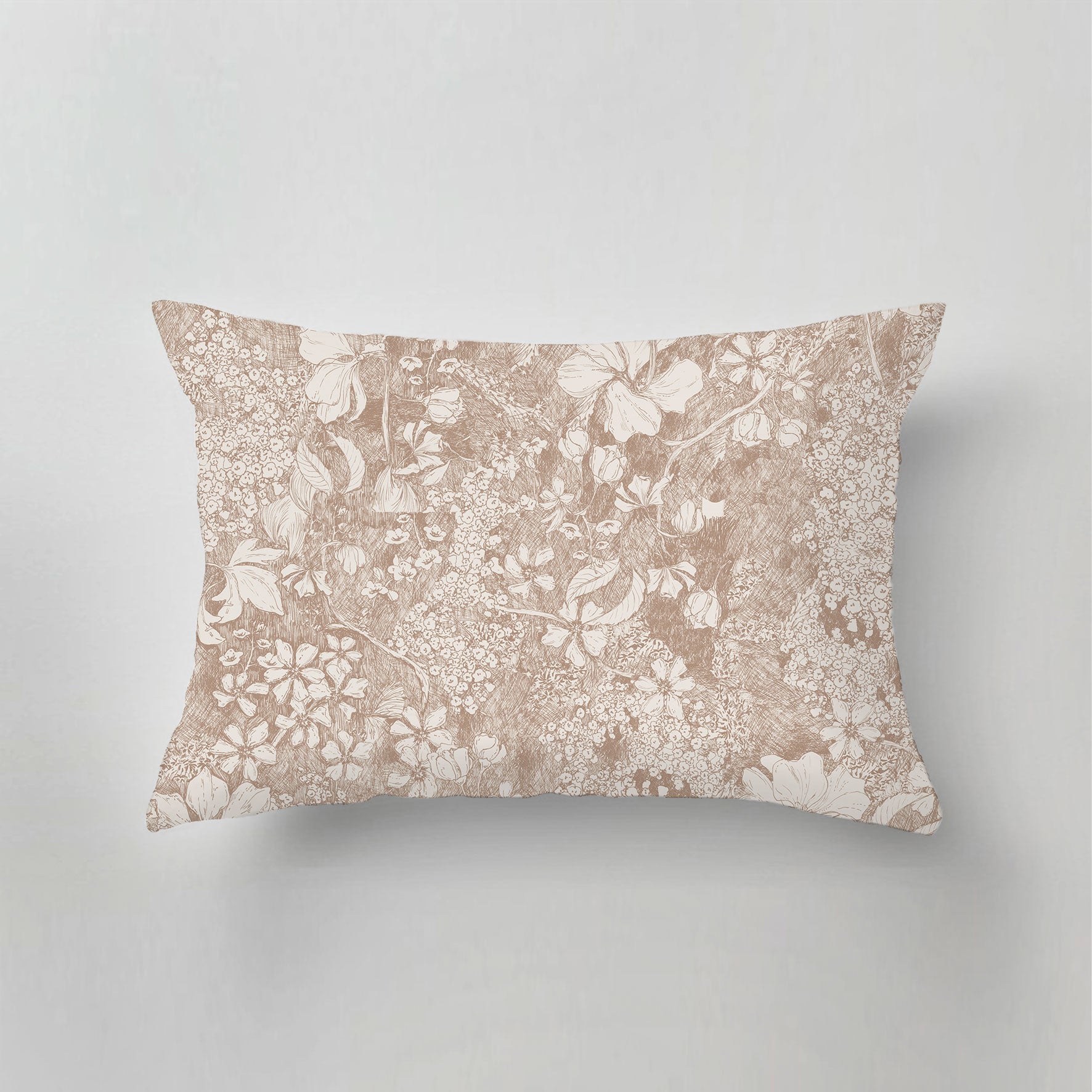 Amelia Flower Indoor Throw Pillow - Soft Decorative Cushion for Sofa, Bed & Home Decor - Perfect for Living Room, Bedroom & Cozy Spaces