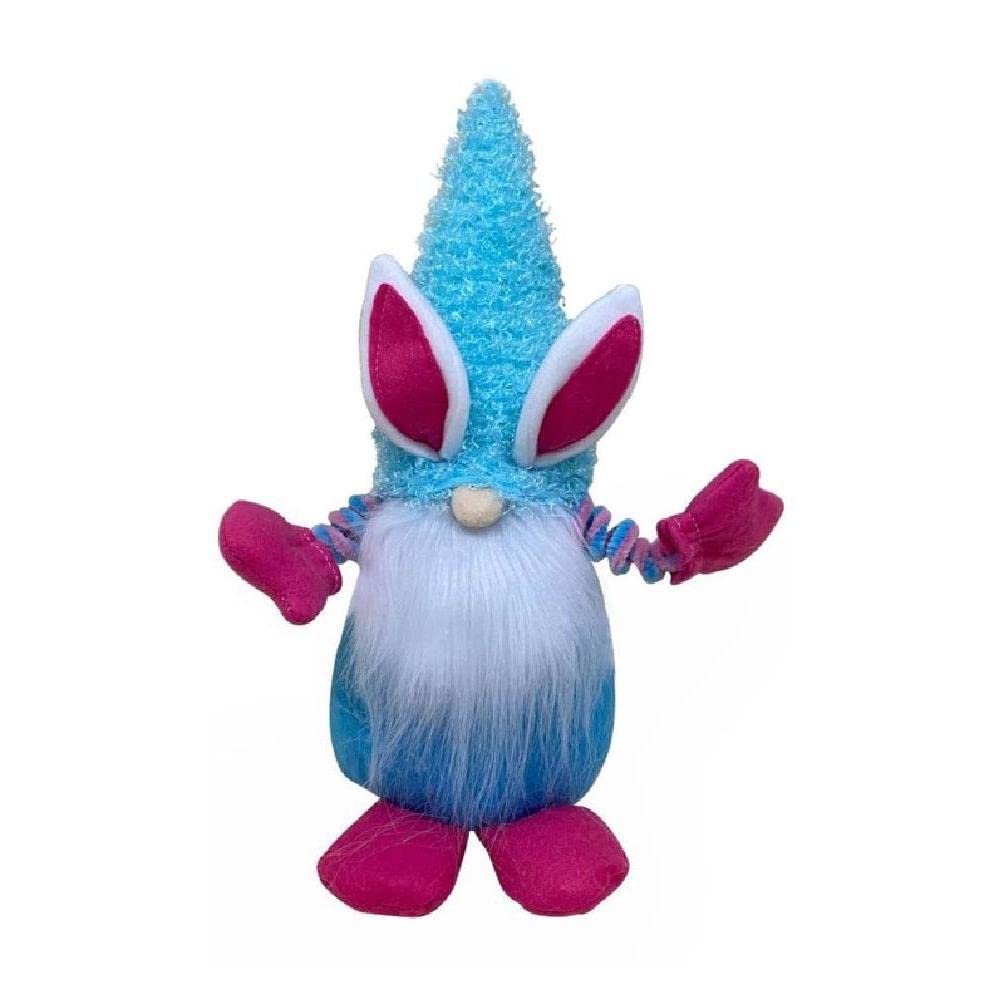 Easter Bunny Gnome Plush - Handmade Spring Holiday Decor, Swedish Tomte Elf Figurine for Home & Outdoor Easter Decorations | Perfect Gift for Easter, Spring Home Decor, and Garden Party Decor
