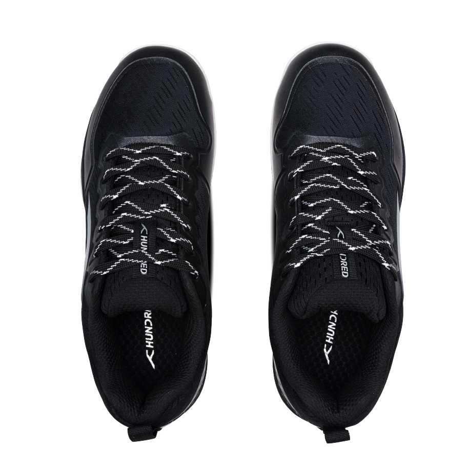 HUNDRED Velocity Elite Badminton Shoes for Men & Women - Lightweight, Non-Slip, Breathable Court Shoes for Indoor & Outdoor Sports - Perfect for Badminton, Tennis, Squash & Gym Training