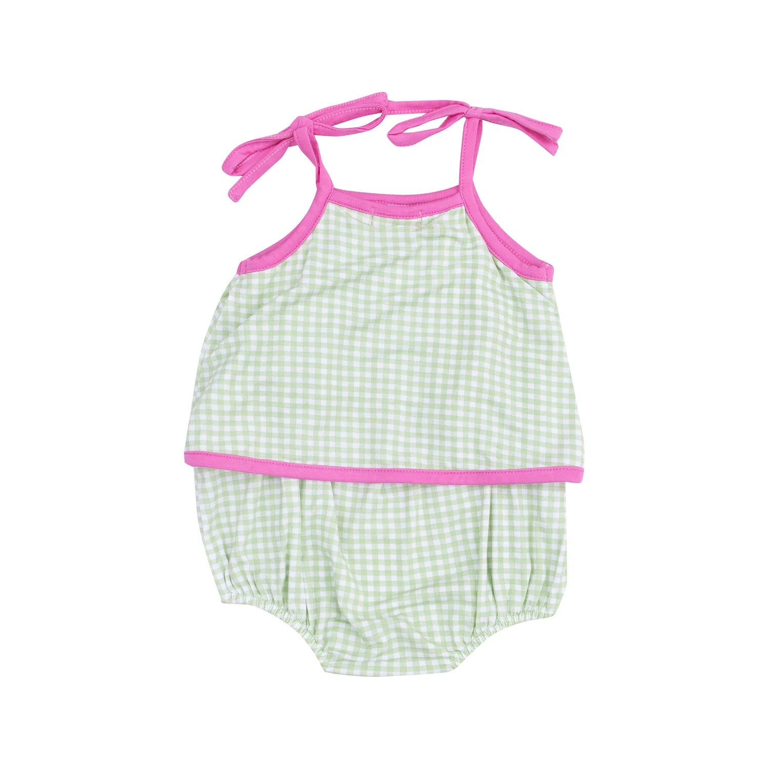 Angel Dear Golf Applique Swing Front Sunsuit - Baby Girls' Cute Golf-Themed Romper for Summer Outings & Playdates