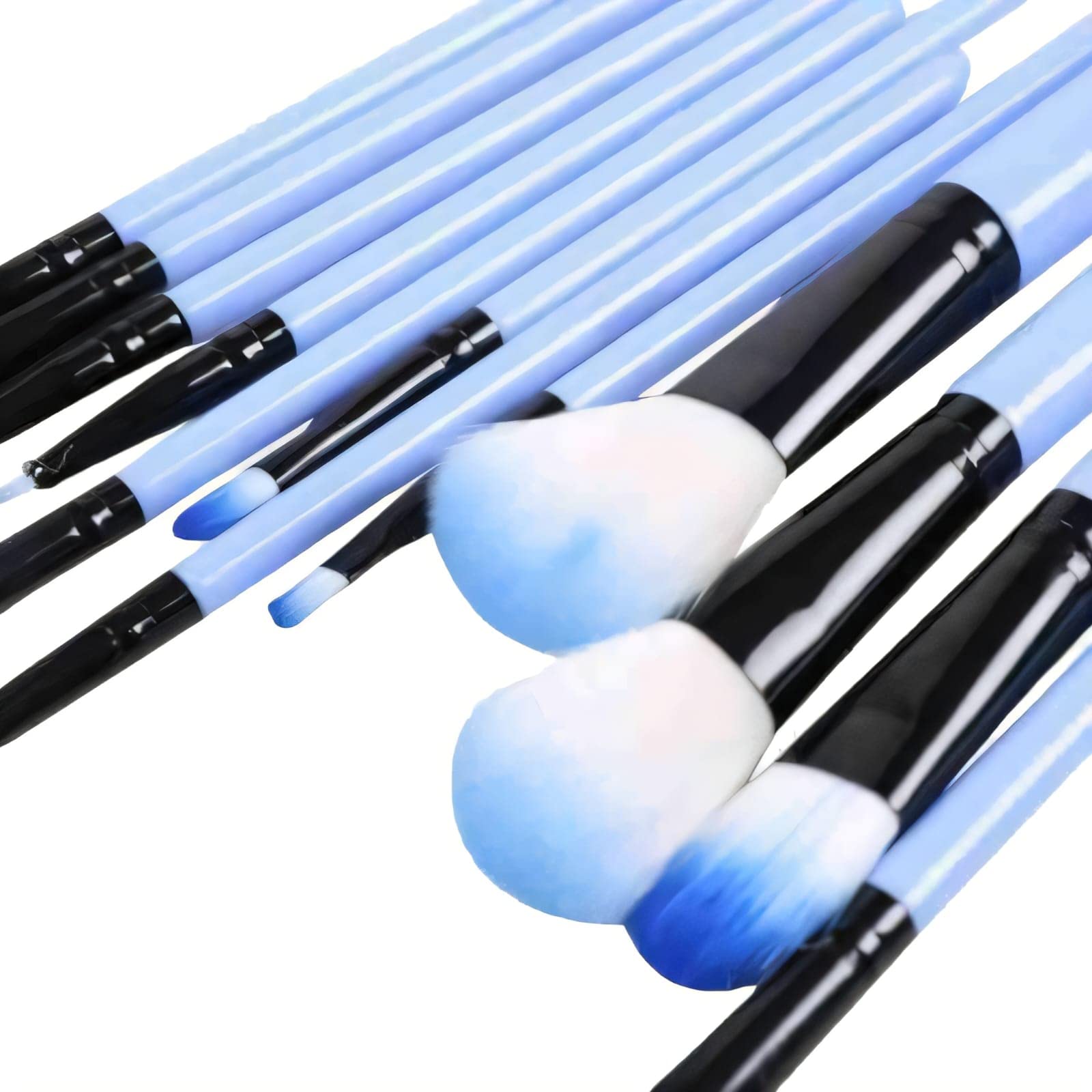 12-Piece Professional Makeup Brush Set with Travel Case - Perfect for Makeup Artists, Beginners & On-the-Go Beauty Essentials