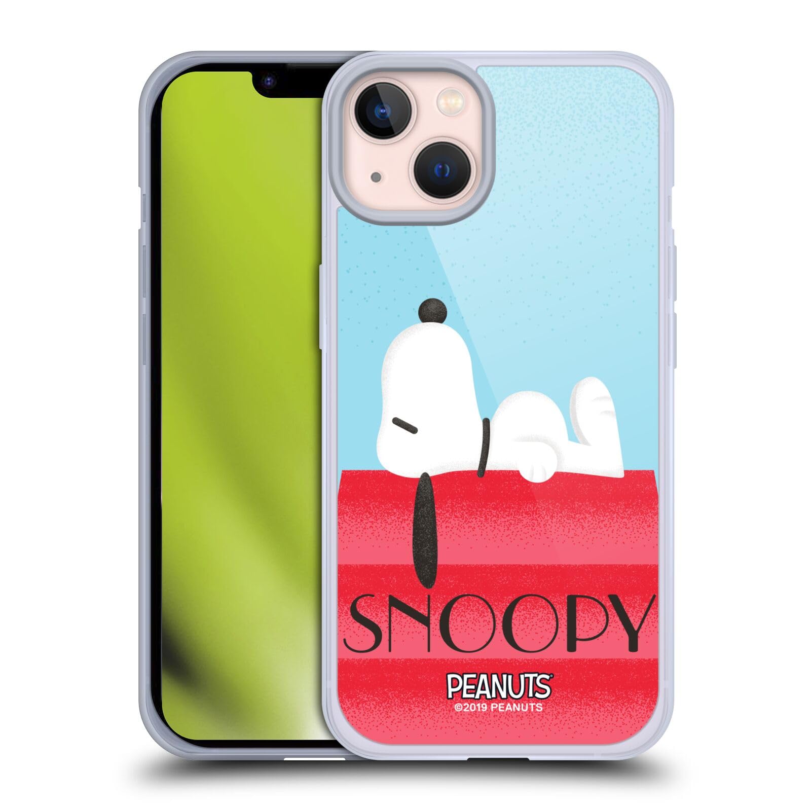 Officially Licensed Peanuts Snoopy Deco Dreams Soft Gel Case for iPhone 13 - Cute Cartoon Phone Cover with Shock Absorption | Perfect Gift for Snoopy Fans, School & Office Use