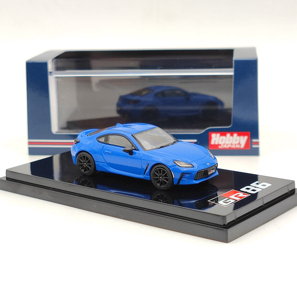 1/64 Scale Toyota GR86 RZ 3BA ZN8 Blue Diecast Model Car - Limited Edition Collectible Toy Vehicle for Adults & Kids - Perfect for Display, Gifts, and Racing Enthusiasts
