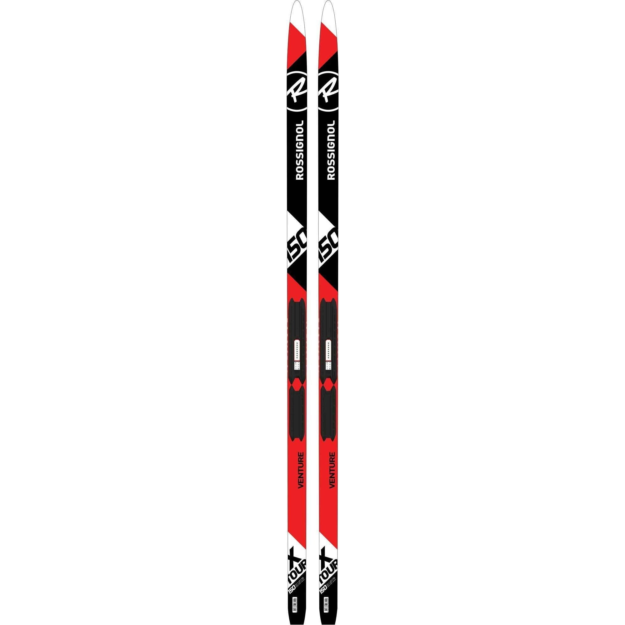 Rossignol 2023 Junior X Tour Venture Waxless Cross-Country Skis with Step-In Bindings - Perfect for Kids' Winter Adventures & Snowy Trail Exploration