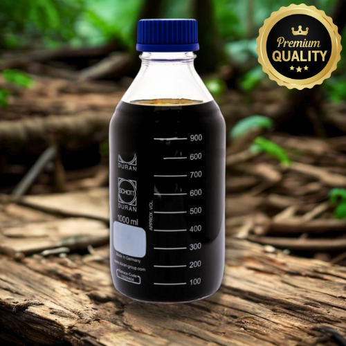50ml 100% Pure Laos Dark Oud Oil - Aged Supreme Crassna Oudh for Perfume Making, Aromatherapy & Spiritual Rituals | Premium Leather Kuppi Bottle | Luxury Scent for Meditation, Gift & Home Fragrance