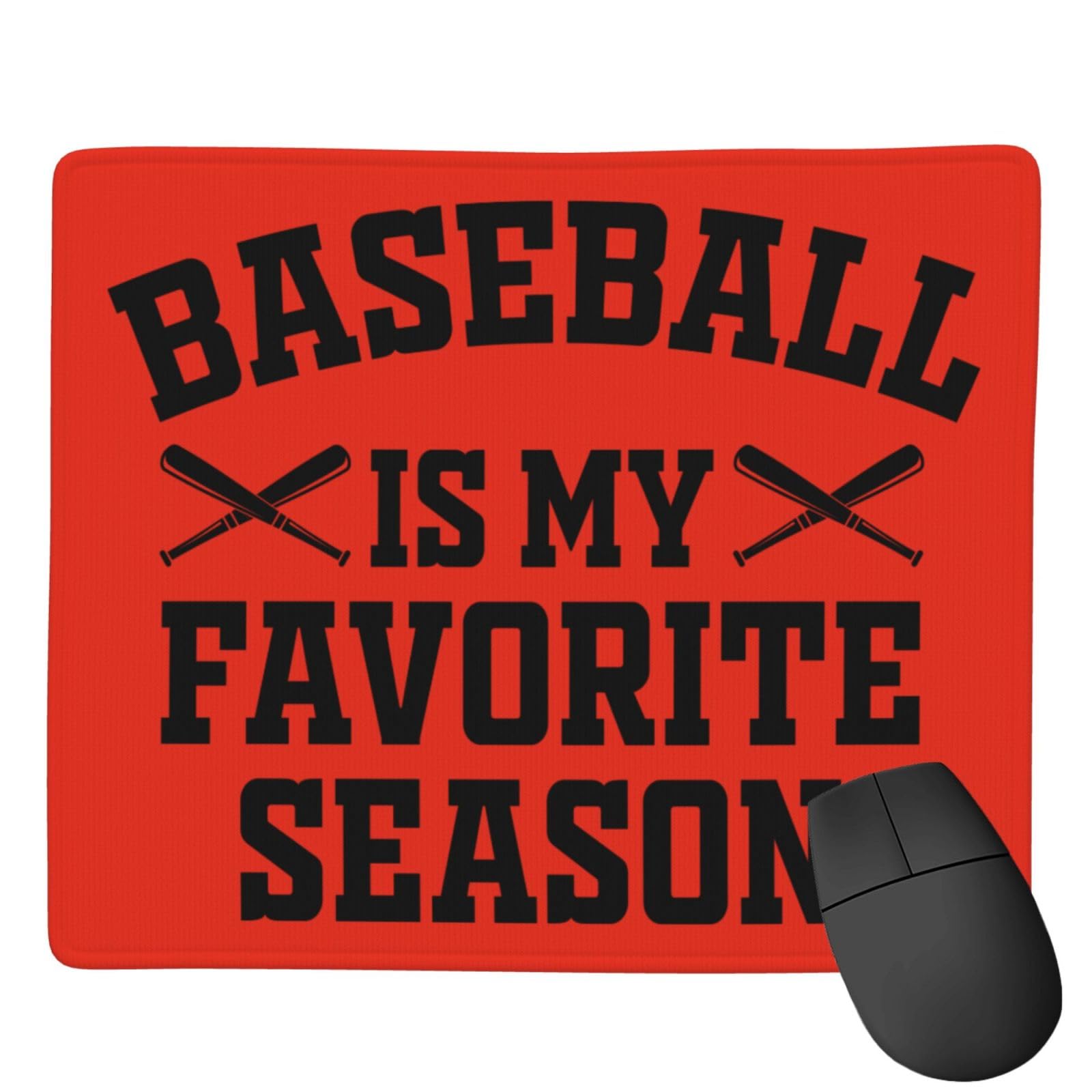 SIYTUAU Baseball-Themed Mouse Pad - Waterproof, Non-Slip Rubber Gaming Mousepad (7x9 inches) for Office & Laptop Use - Perfect for Baseball Fans, Gamers & Work Desks