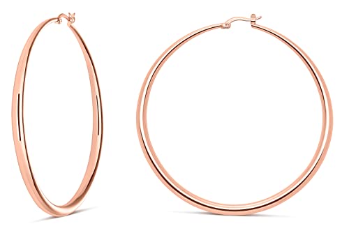 Rose Gold Plated / 2.8 in - LARGE