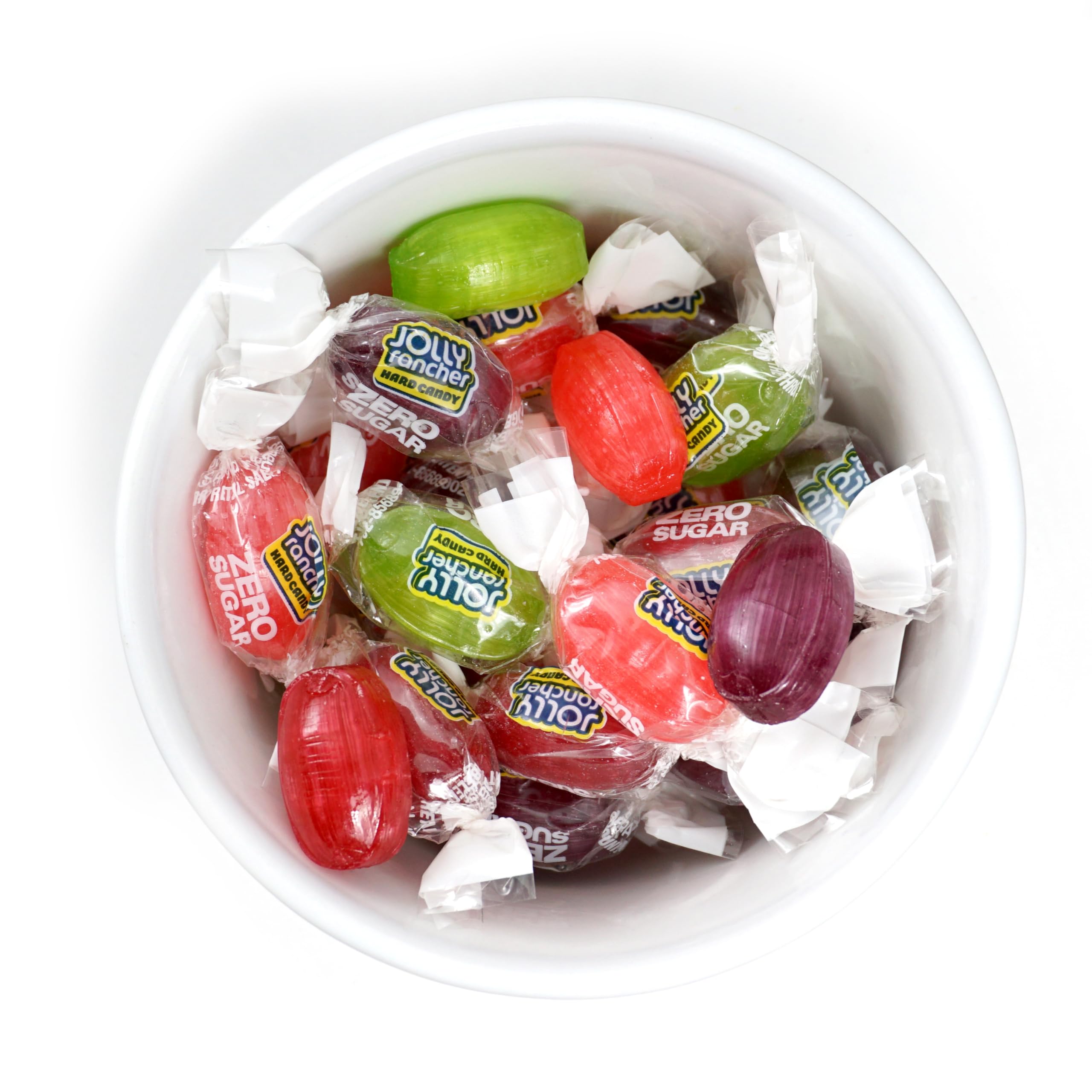 Sugar Free Jolly Ranchers Hard Candy - 4 Pack (3.6oz Bags) | Zero Sugar Individually Wrapped Candies by Hampton Popcorn & Candy Co. | Perfect for Keto Diet, Halloween Treats & Office Snacks