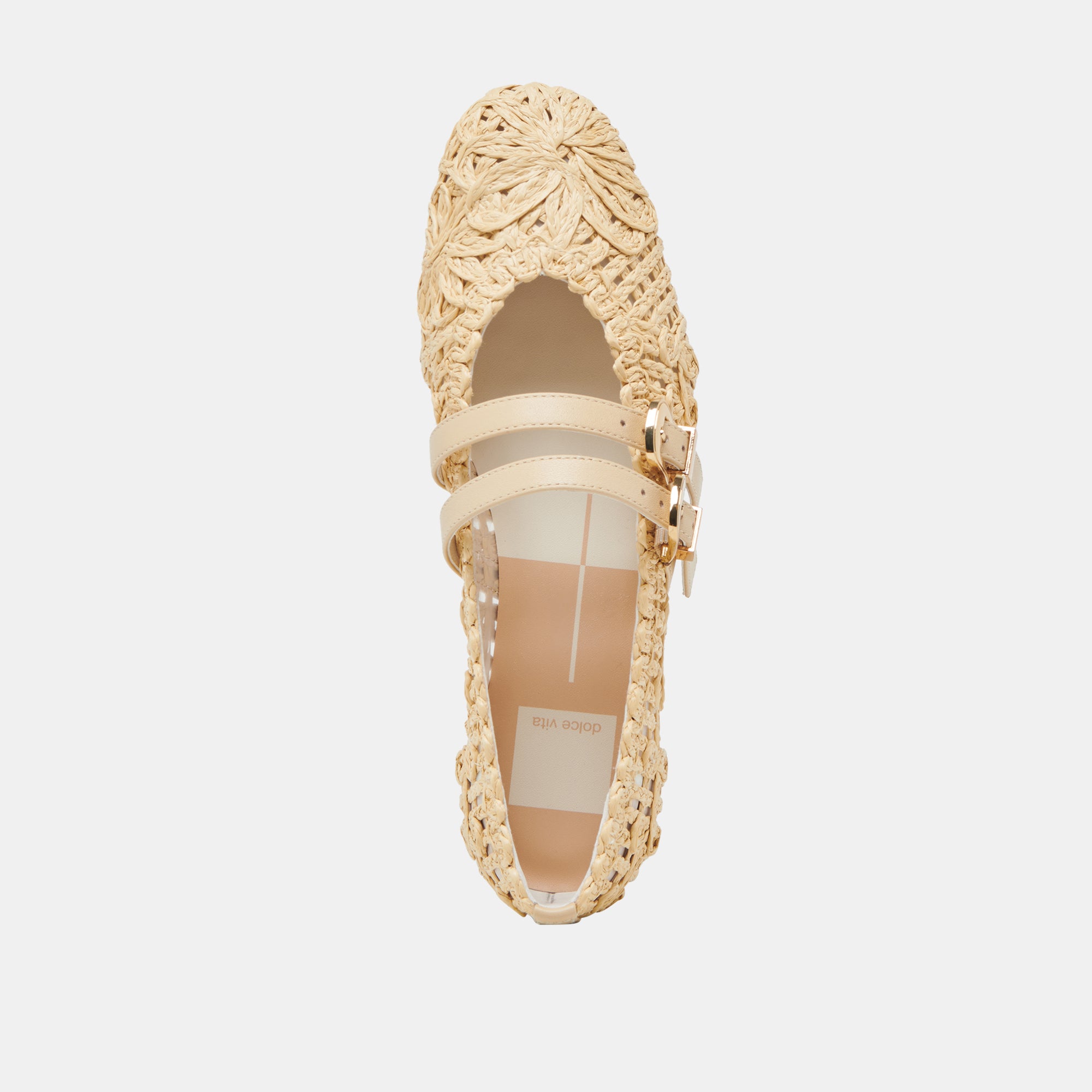 BAYLEE Sunflower Ballet Flats - Light Natural Macrame Comfort Shoes for Women | Perfect for Casual Wear, Summer Outfits, and Boho Style