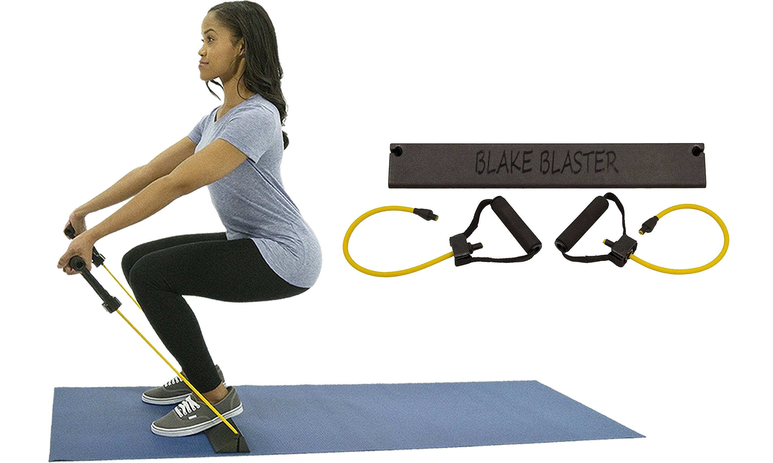 Best Squat Trainer & Portable Home Gym Equipment for Full Body Workout - Perfect for Home Fitness, Travel & Small Spaces