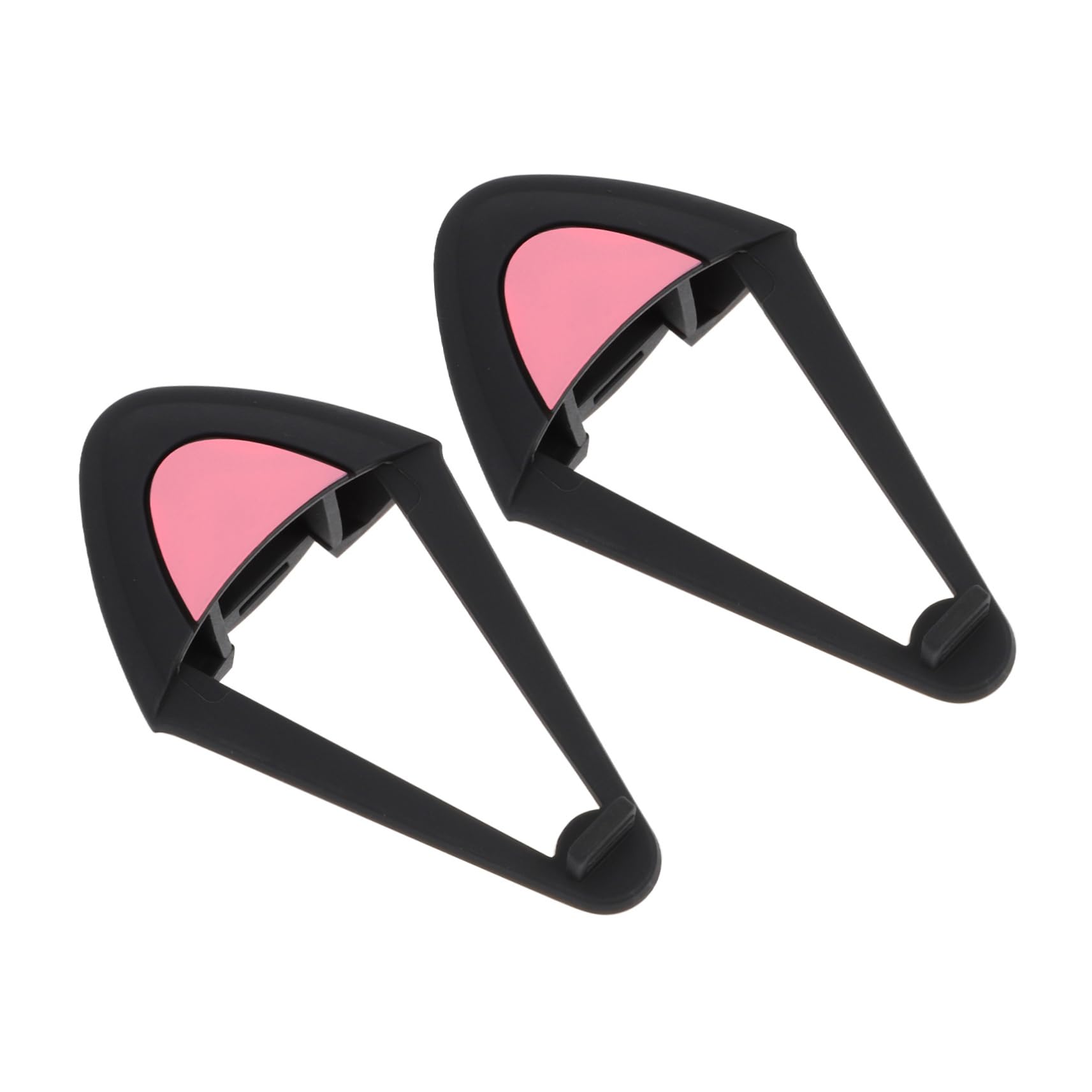 Jojofuny Cat Ear Headphone Accessories - Cute Cartoon Headset Decor for Girls, Women (Black) | Perfect for Cosplay, Gaming, and Stylish Headphone Customization