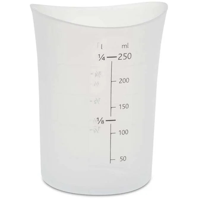 ISI Flex It 1 Cup Measuring Cup - Flexible Silicone Kitchen Tool for Baking, Cooking & Liquid Measurement (Dishwasher Safe) | Perfect for Home Chefs, Bakers & Meal Prep