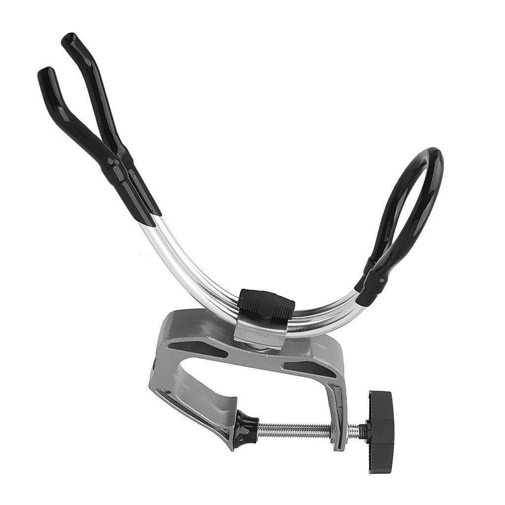 360° Rotatable Stainless Steel Fishing Rod Holder - Adjustable Rod Stand for Boat, Kayak, Shore & Ice Fishing | AMLESO Durable Fishing Gear Accessory