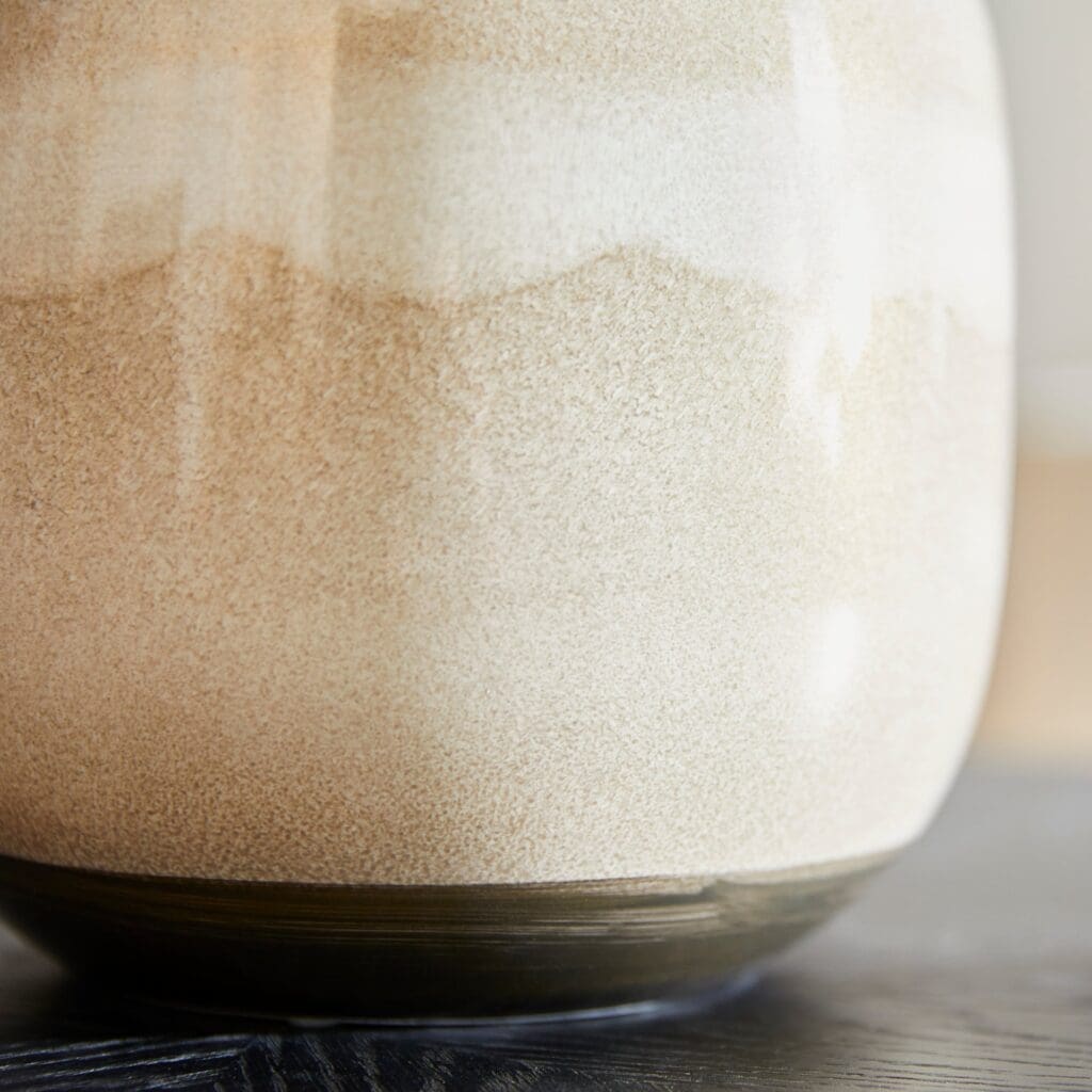 Cyan Design 10942 Kasha Vase - Small Mocha Ceramic Home Decor for Living Room, Dining Table, Wedding Centerpiece
