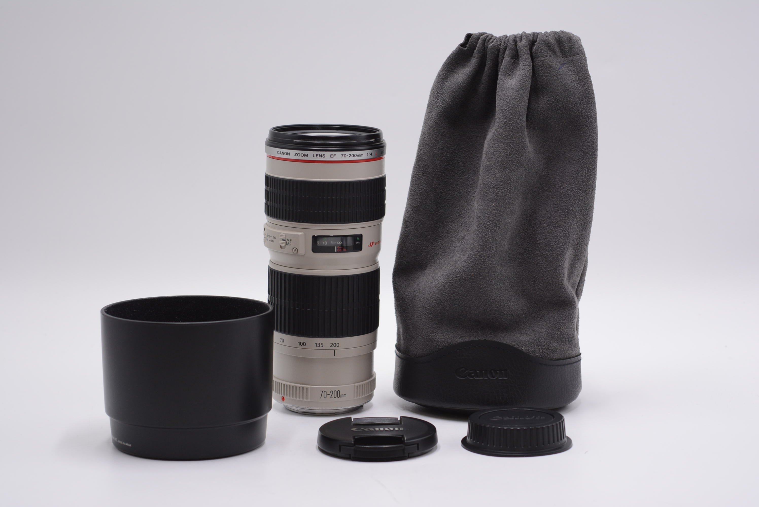 Canon EF 70-200mm f/4L USM Telephoto Zoom Lens - Professional Photography, Sports & Wildlife - Used (Model 59402)