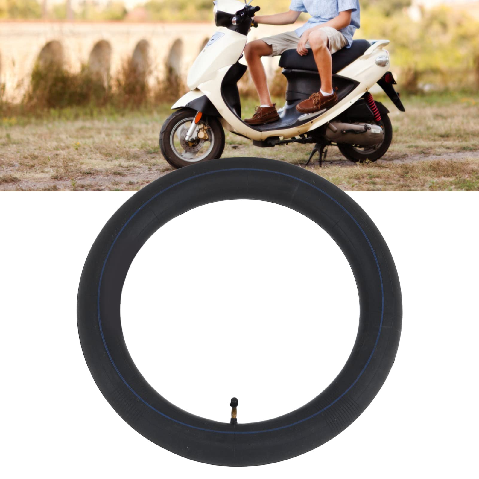 16x3.00 Bike Inner Tubes - Heavy Duty Replacement Scooter Inner Tire Tube with Extended Valve for Tricycle, Electric Bike & Mobility Scooter - Perfect for Commuting, Off-Road Adventures & Urban Riding