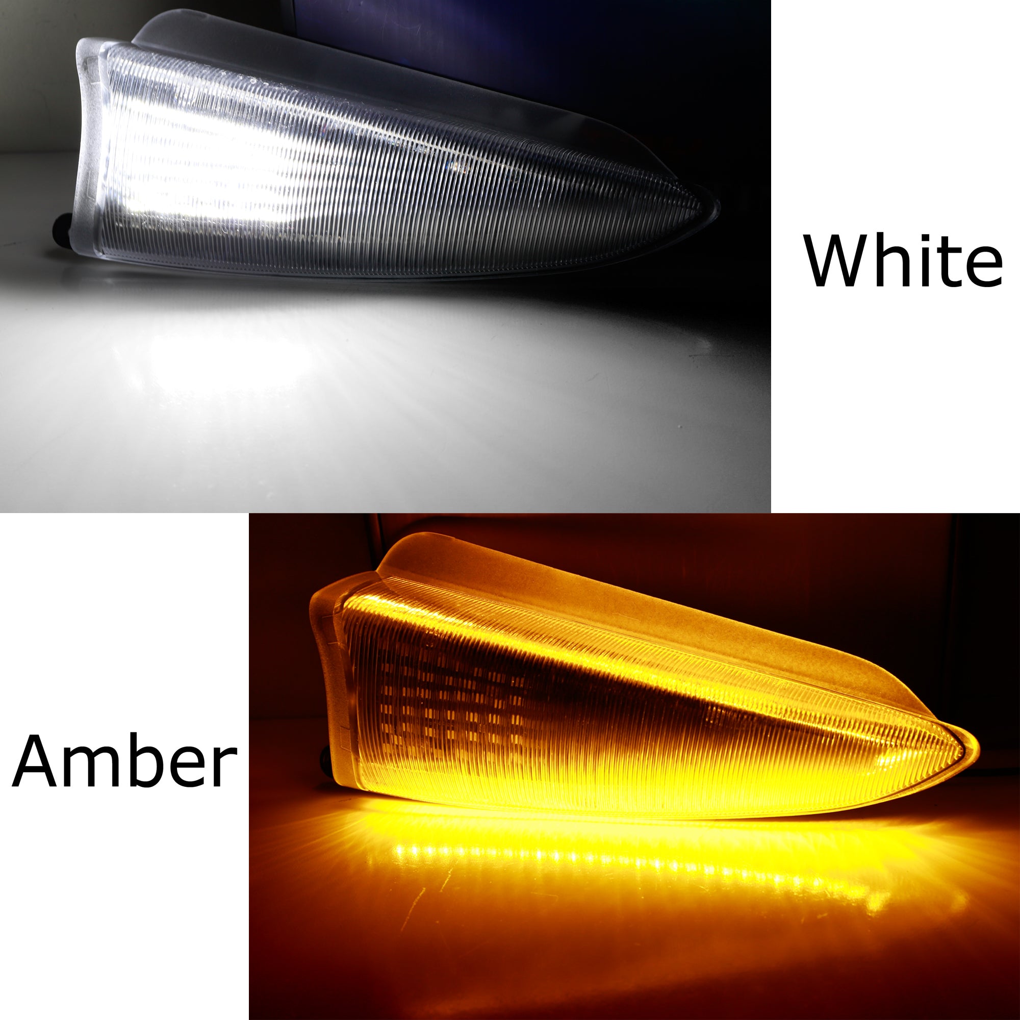 Clear Sequential Blink LED Under Side Mirror Lamps for Ford Expedition & Navigator - Enhanced Safety & Style for Night Driving & Parking