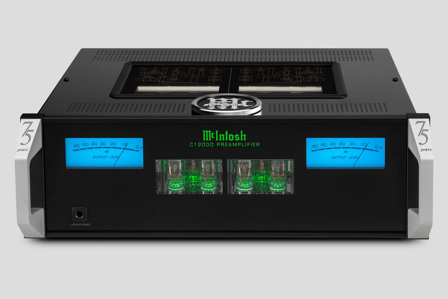 McIntosh C12000 Tube/Solid State Preamplifier - High-End Audio Preamplifier for Home Theater & Stereo Systems - Perfect for Audiophiles & Music Enthusiasts