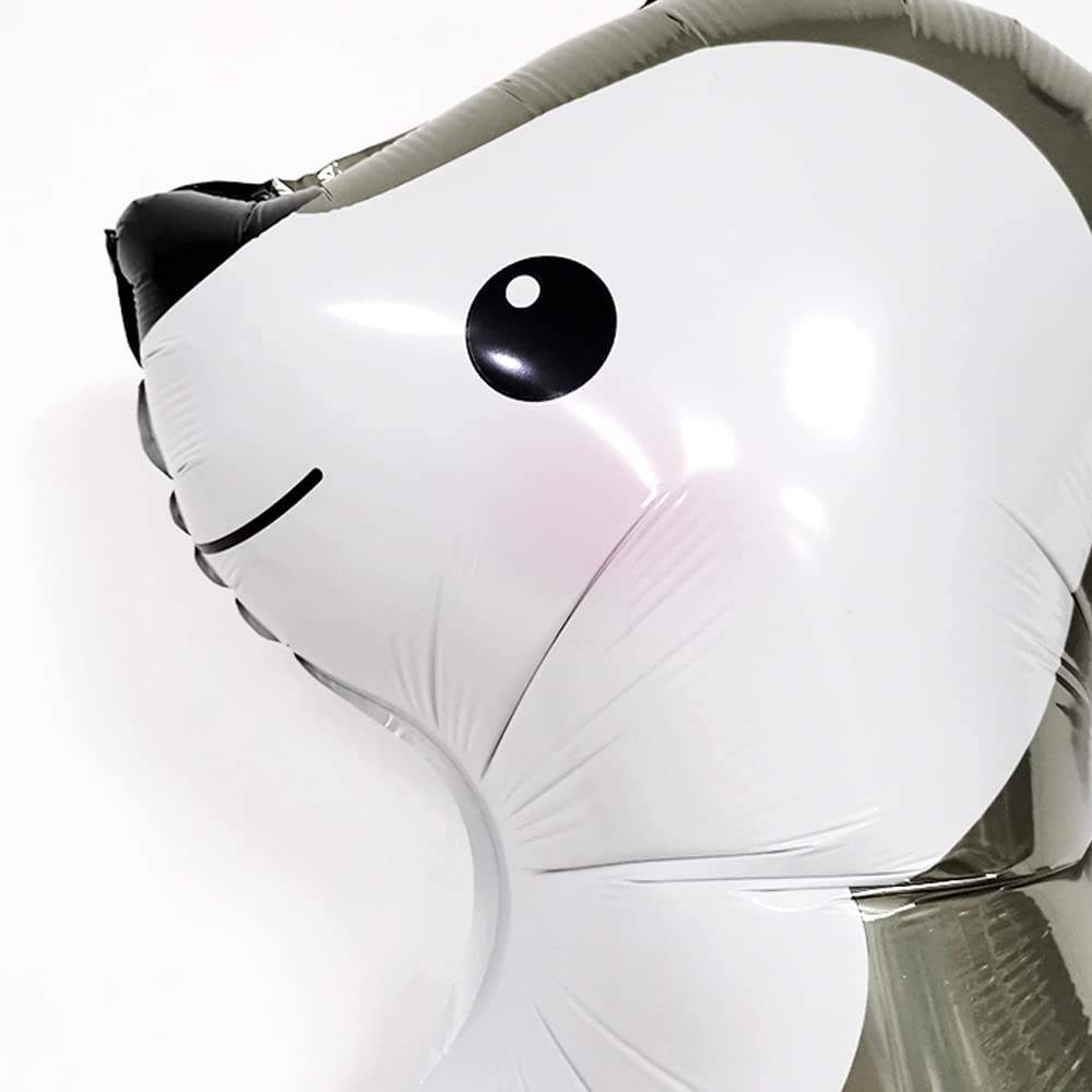 Woodland Bunny Easter Rabbit Shaped Foil Mylar Balloons - 36 Inch 5PCS for Baby Showers, Kids Birthday Parties, Boys Celebrations & Woodland Animals Theme Decorations - Perfect for Easter Decor, Spring Parties and Nursery Room Decorations