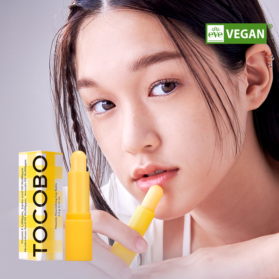 TOCOBO Vitamin Enriched Nourishing Lip Balm 3.5g - Hydrating & Repairing Dry Lips for Daily Care, Night Treatment & Makeup Prep