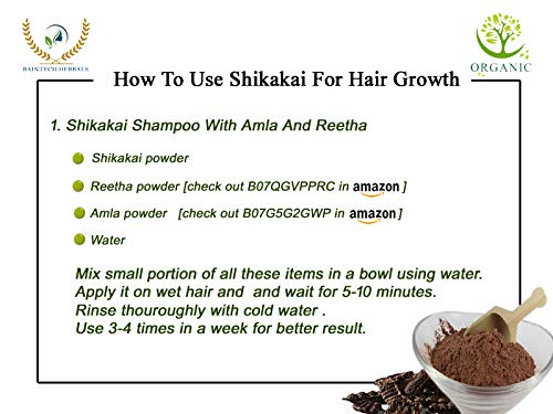 Organic Amla, Reetha & Shikakai Powder for Hair Growth & Skin Care - 100g Natural Ayurvedic Herbal Treatment - Promotes Shine, Strength & Scalp Health - Perfect for DIY Hair Masks & Natural Beauty Routines