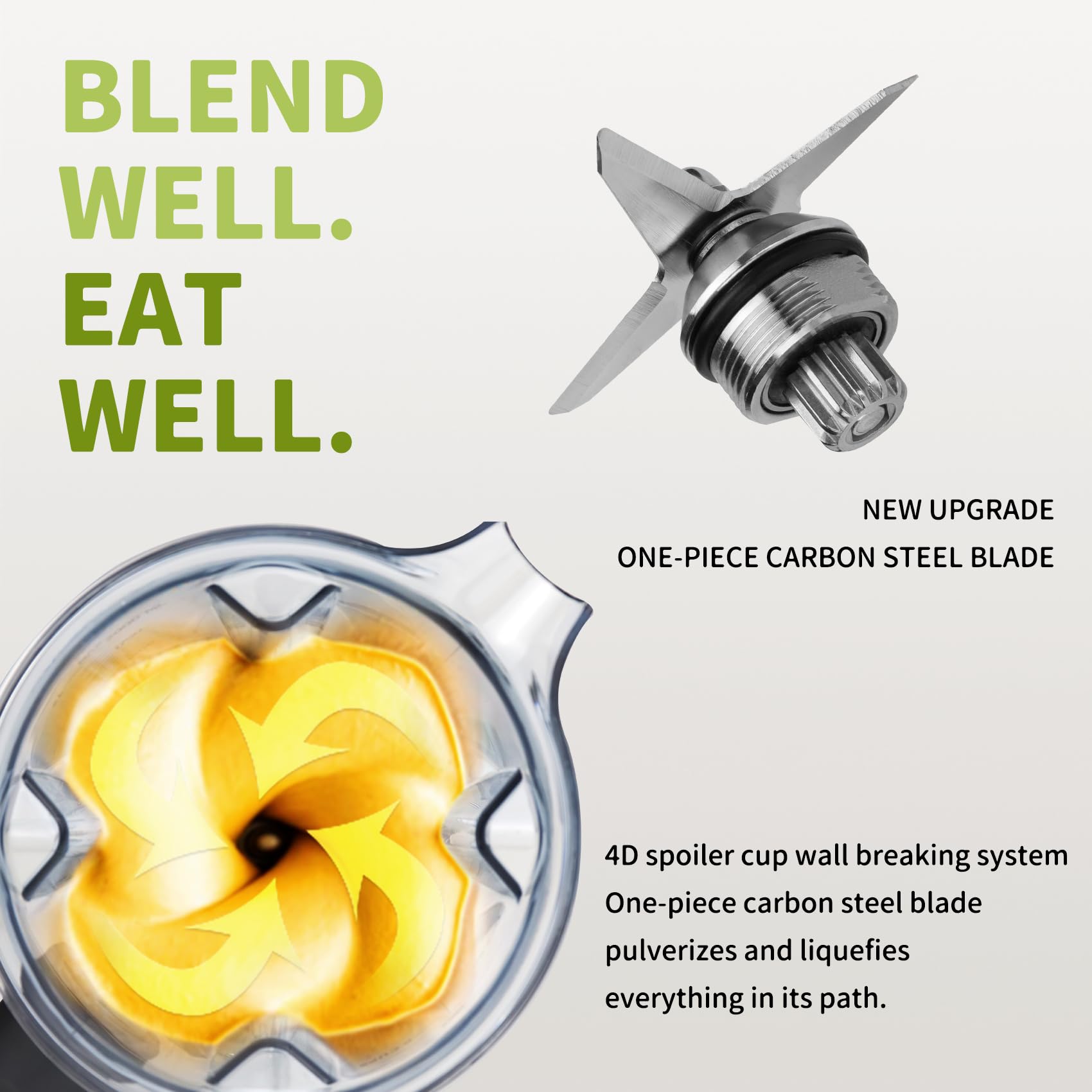 Vitamix Blender Pitcher and Tamper 64 oz - Replacement Jar for 5200, 5000, 6300, 7500, Pro500, 750, VM0103 - Compatible with Classic, Legacy, Explorian & Professional Series - 3-Year Warranty - Perfect for Smoothies, Soups & Nut Butters