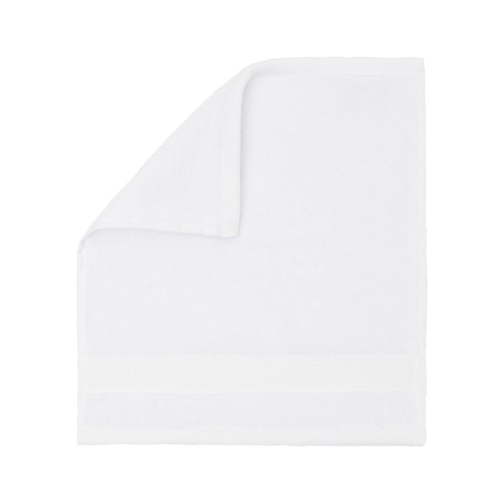 Premium Soft White Washcloths - 12 Pack, 100% Cotton Bath Towels for Face & Body | Gentle Exfoliation, Spa & Baby Care, Travel & Gym Essentials