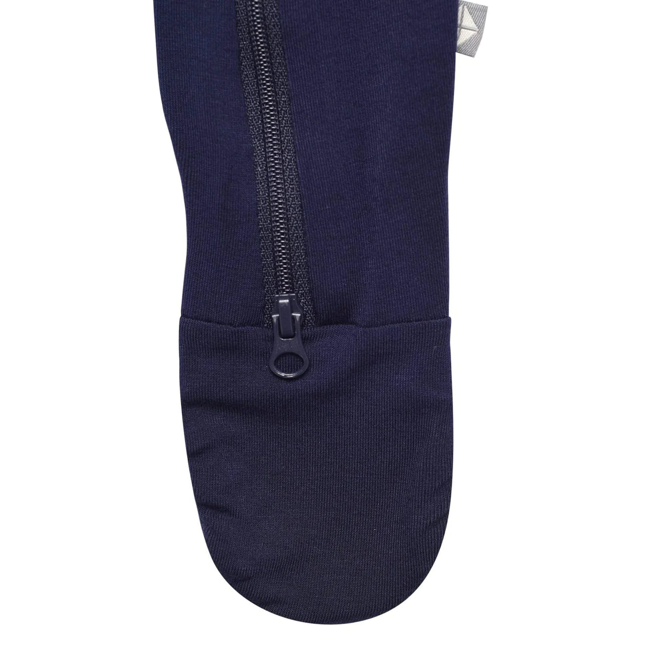 Kyte Baby Zippered Footie Pajamas - Soft Organic Cotton Sleepsuit for Infants & Toddlers - Navy Blue - Perfect for Nursery, Bedtime & Lounging