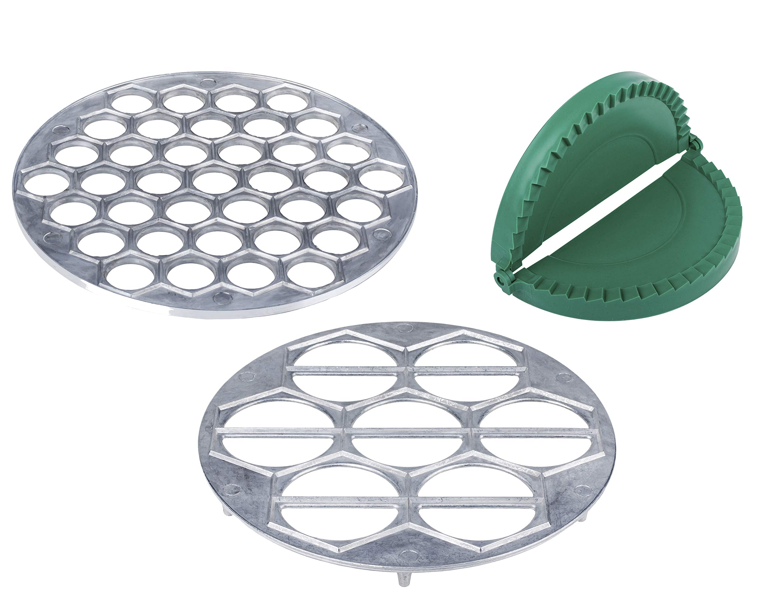 Large Calzone Press & Ravioli Mold - Professional Meat Pie & Dumpling Maker for Homemade Pasta, Pierogi, Empanadas - Perfect for Italian, Polish & Latin American Cuisine