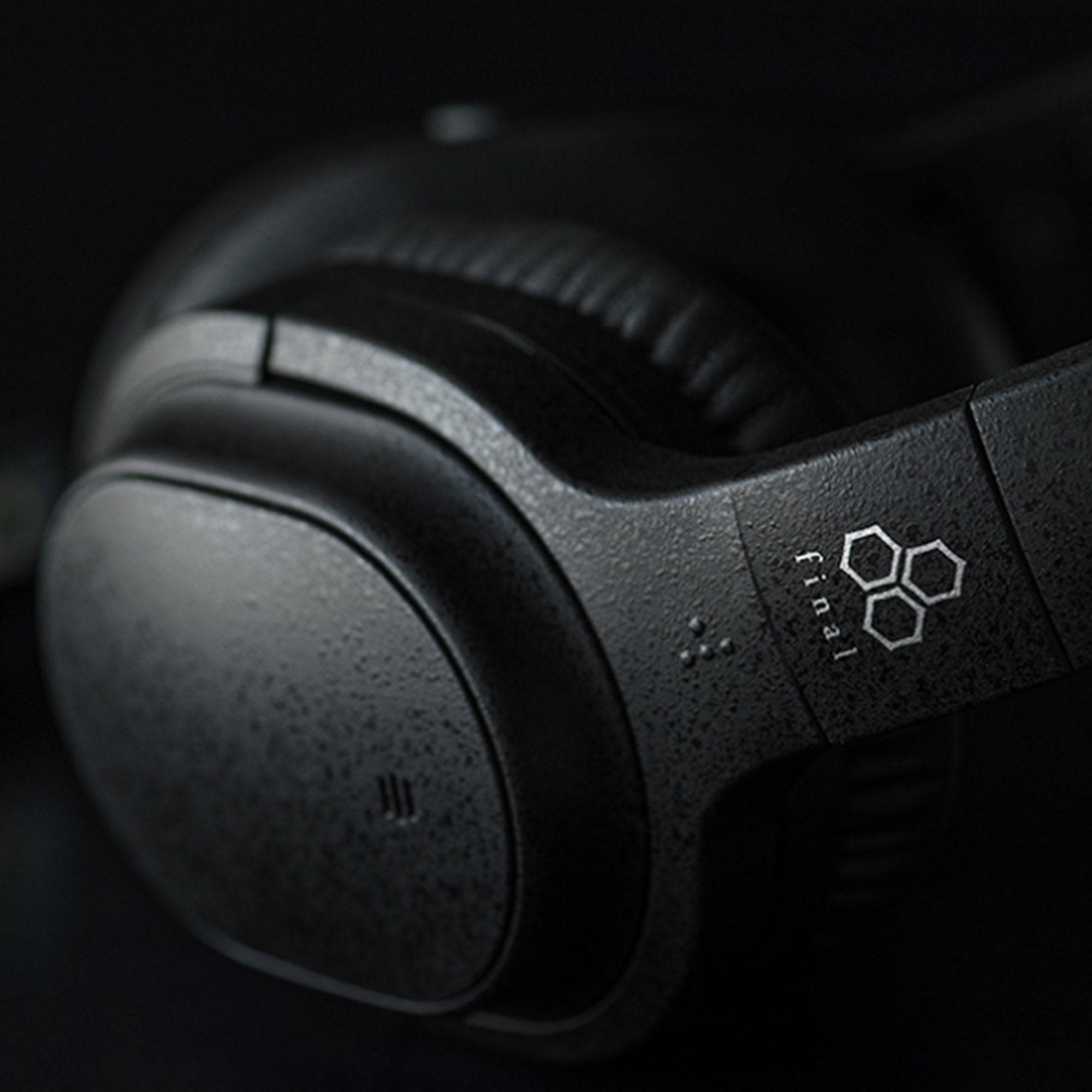 Final Audio UX3000 Wireless Noise Cancelling Headphones - Bluetooth Over-Ear Headset with Hi-Res Audio & 35H Battery for Travel, Work & Gaming