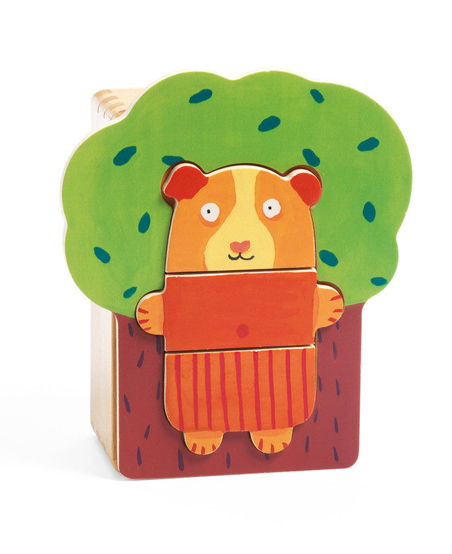 Wooden Game Tree Cuddly Toy - Handmade Eco-Friendly Wooden Baby Toy for Sensory Play, Teething & Early Learning - Perfect for Nursery, Playtime & Gift Giving