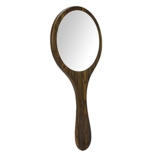 Vanity Mirror with Lights, Decorative Handheld Makeup Mirror for Salon, Barbers & Hairstylists - Perfect for Home, Bathroom & Professional Use (Green)