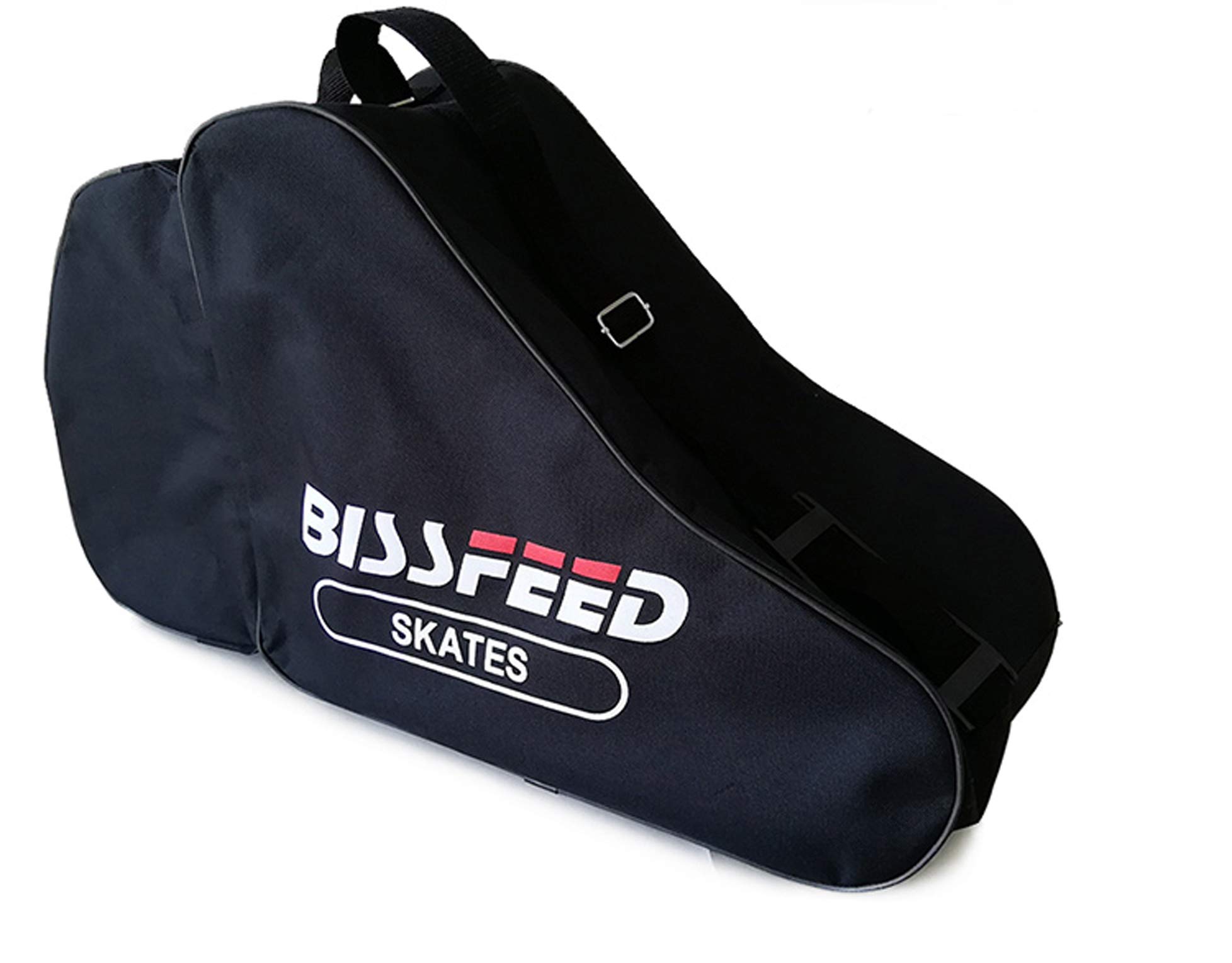 JIAHG Standard Roller Skate Bag for Adults & Kids - 600D Oxford Cloth Waterproof Ice/Roller Skate Carry Bag with Storage Compartment - Perfect for Skating Rink, Travel, and Sports Practice