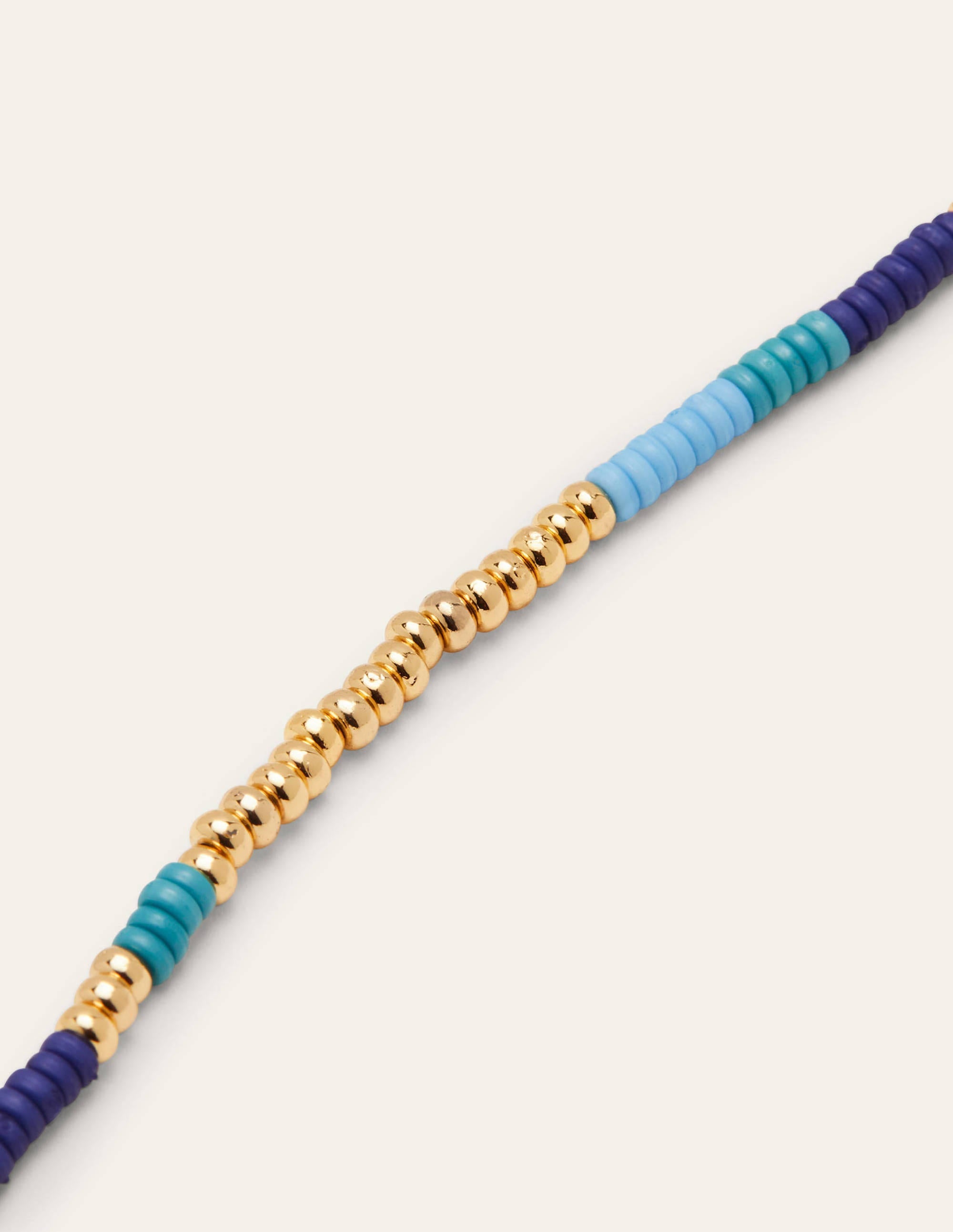 Blue Beaded Necklace for Women - Handmade Multi-Layer Bohemian Jewelry - Perfect for Parties, Weddings & Everyday Wear