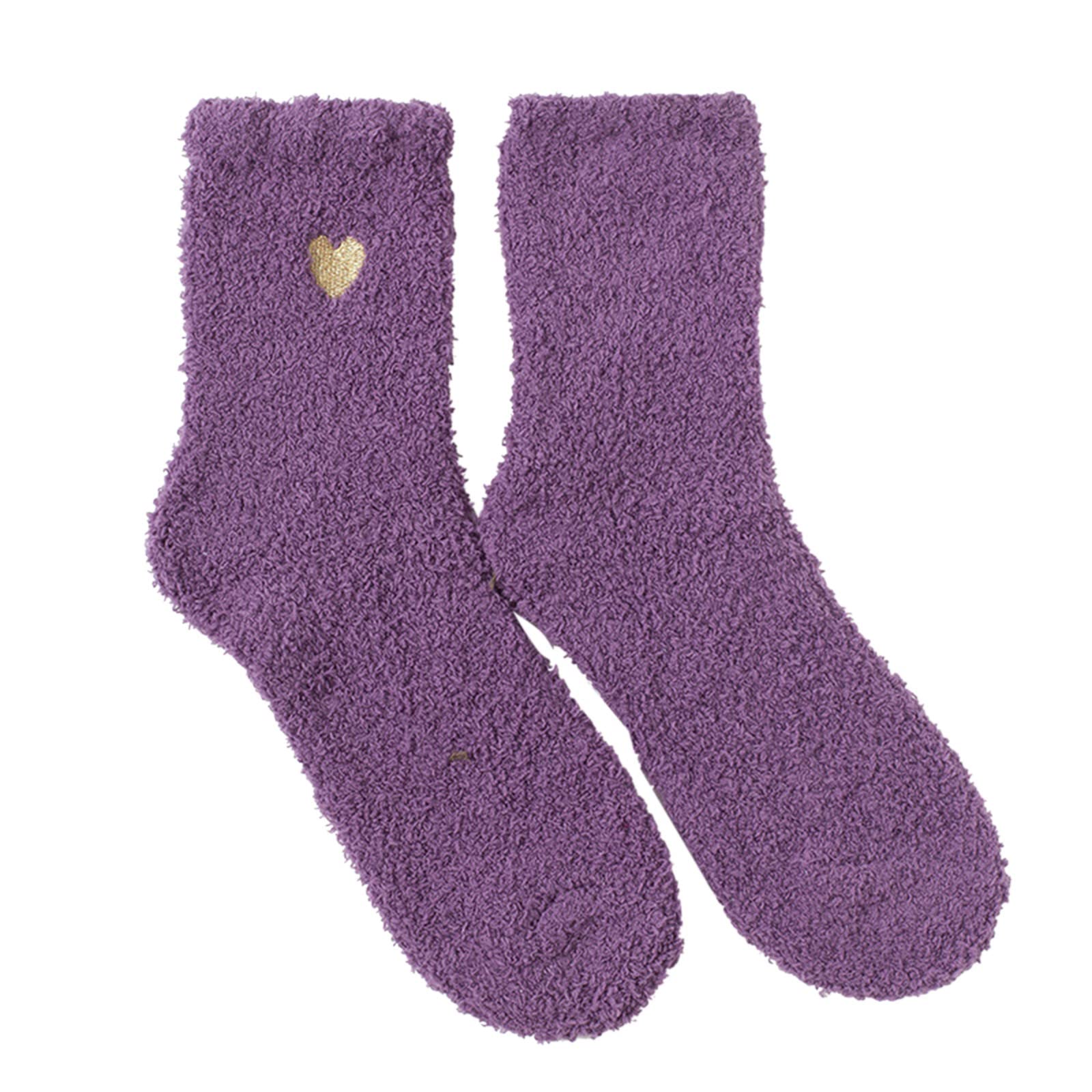 Women's Cute Heart Print Cotton Thigh High Compression Socks - Casual Comfortable Knee High Socks for Ladies - Perfect for Daily Wear, Workout & Fashion Outfits