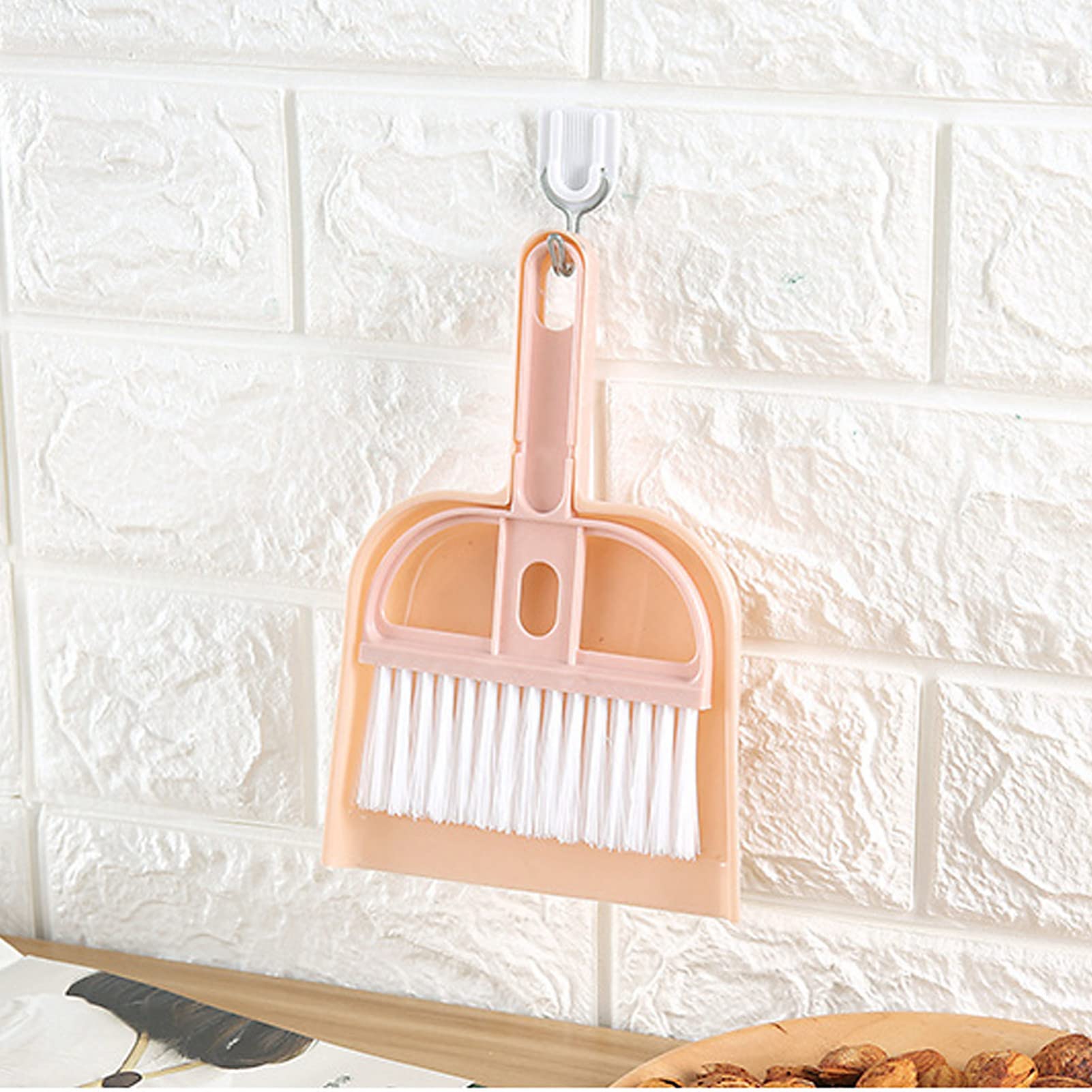 6-Piece Desktop Cleaning Kit - Mini Dustpan & Broom Set for Keyboard, Car, Countertop | Compact Sweeping Tool for Home, Office & Workspace Cleaning