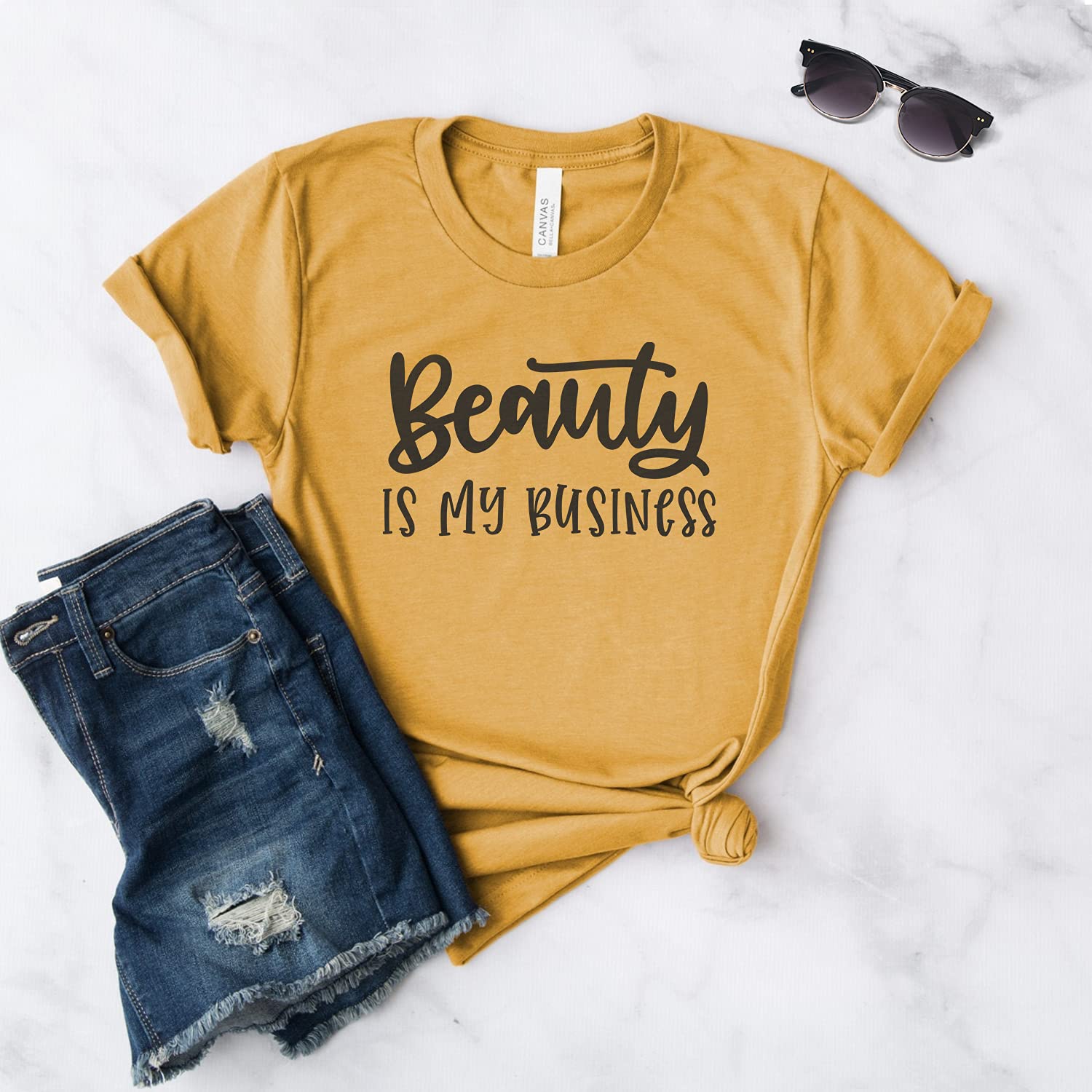 Beauty School Shirt | Cosmetologist & Esthetician Apparel | Makeup Artist & Skincare Professional Tee | Unisex Softstyle T-Shirt for Beauty Salon, Spa & Cosmetology Training - Perfect Gift for Beauty Magicians