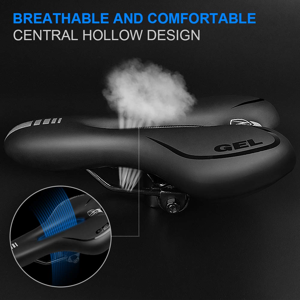 Comfortable Bike Seat Cushion for Men & Women - Ergonomic Bicycle Saddle for Mountain, Road & Commuter Bikes | Perfect for Long Rides, Cycling Workouts & Outdoor Adventures