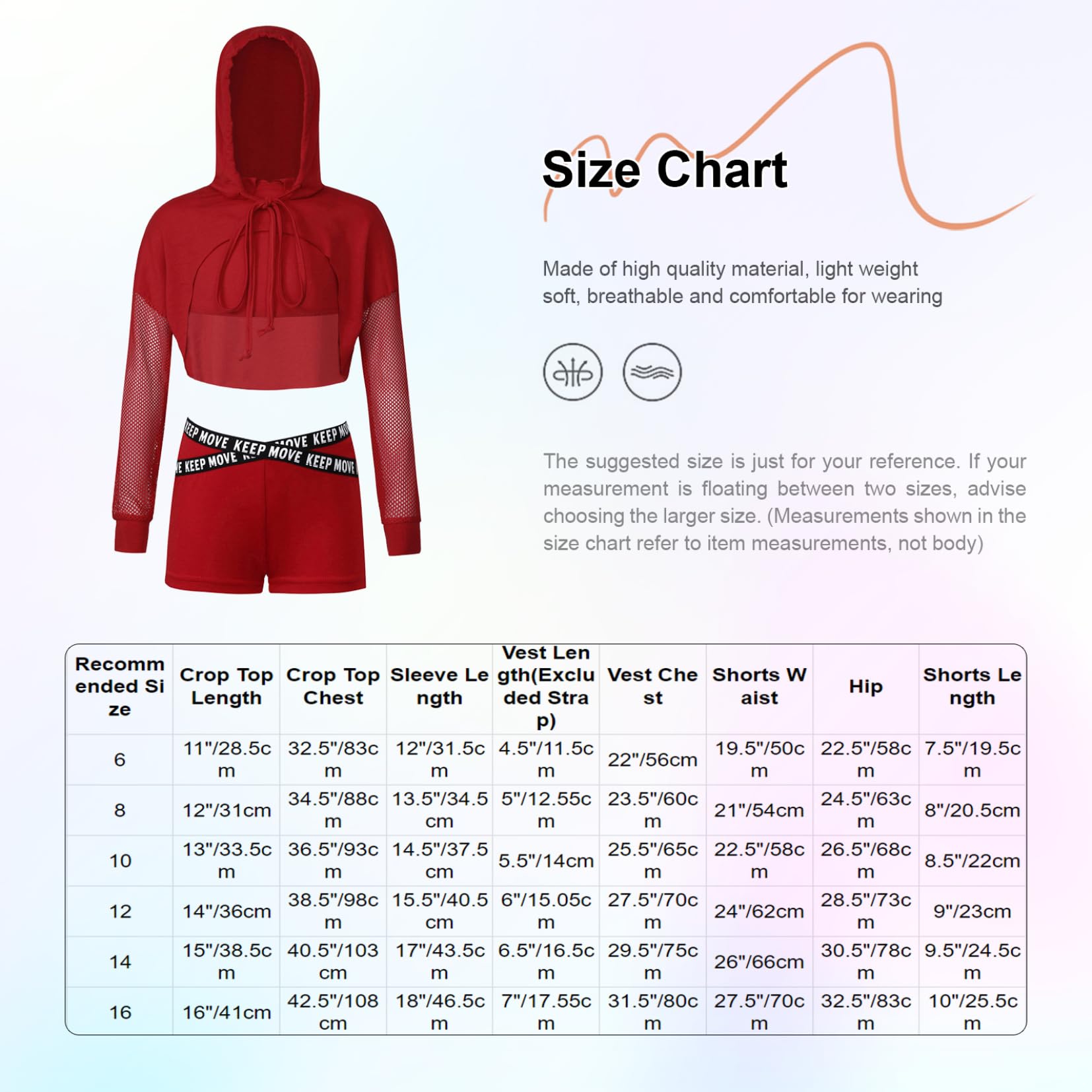 Girls Hip Hop Dance Outfit - 3 Piece Crop Top & Booty Shorts Set for Street Dance, Jazz, Ballet & Performance | Cool & Comfortable Dancewear for Kids & Teens