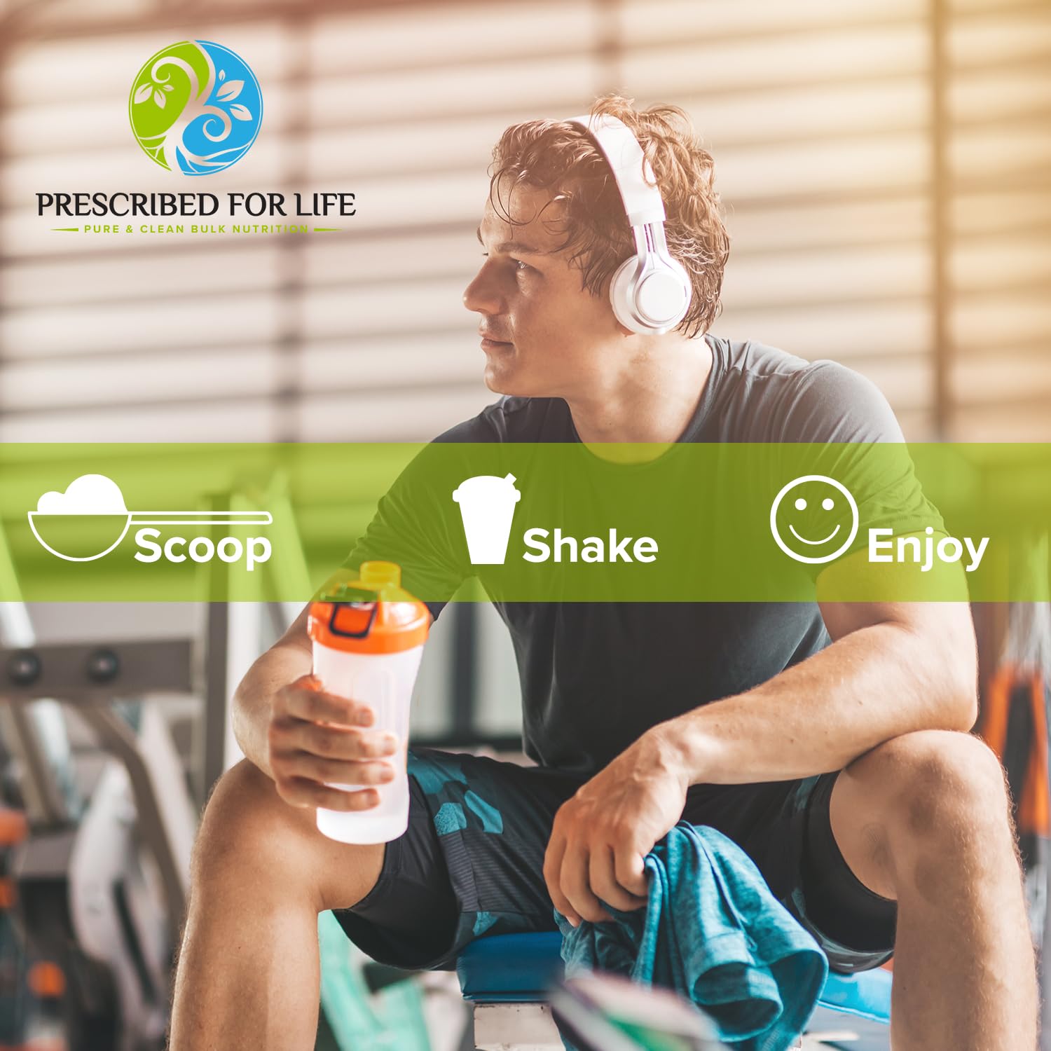 Prescribed For Life Pure L-Glutamine Powder - 2kg (4.4lb) | Gut Health & Muscle Recovery Supplement | Gluten Free, Vegan, Kosher, Non-GMO Amino Acid | Perfect for Post-Workout Recovery & Digestive Support
